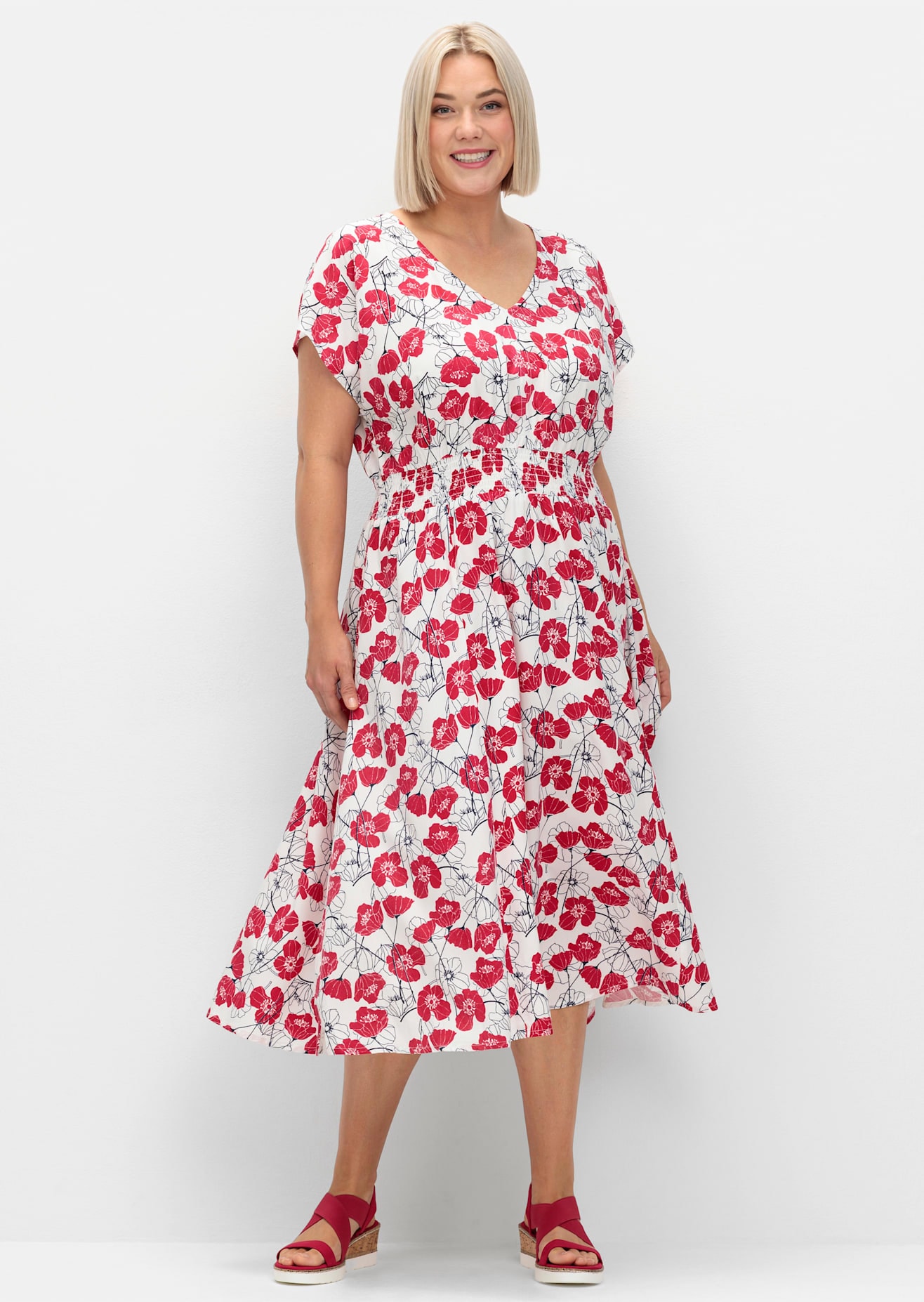 Image of Sheego Druckkleid "Druckkleid"