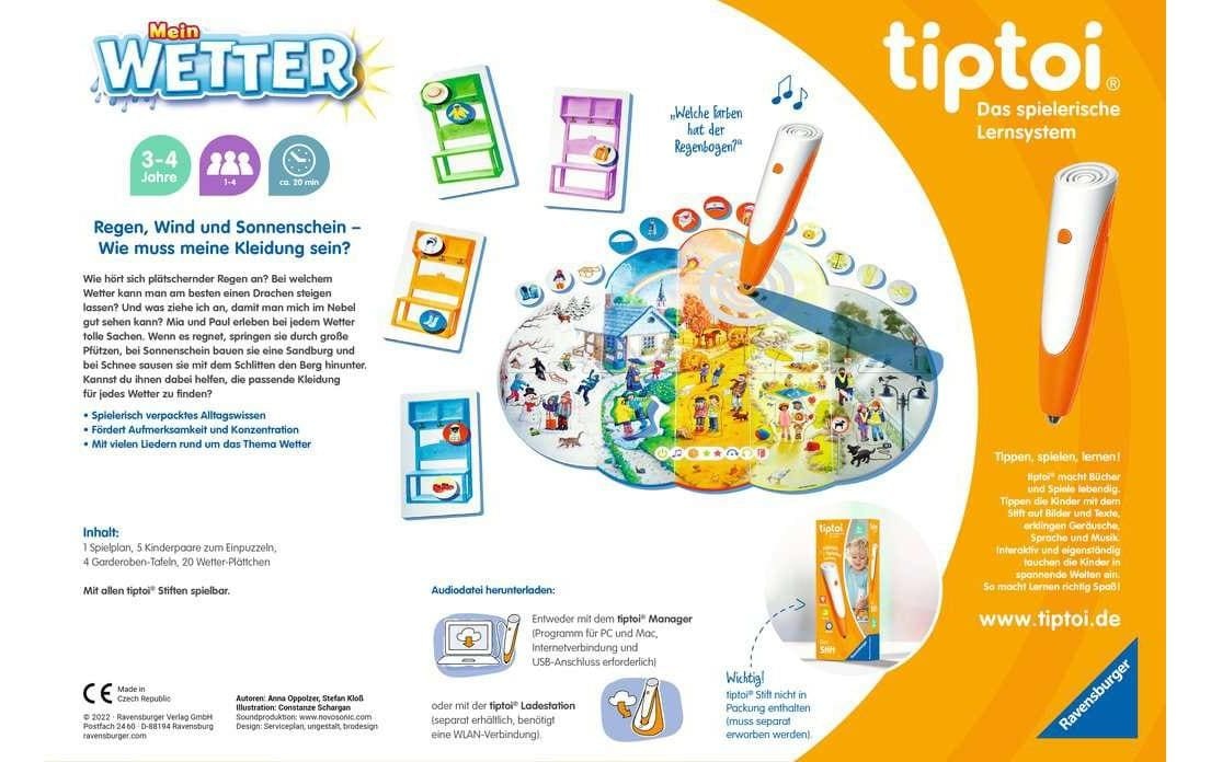 Ravensburger Spiel »tiptoi Mein Wetter«