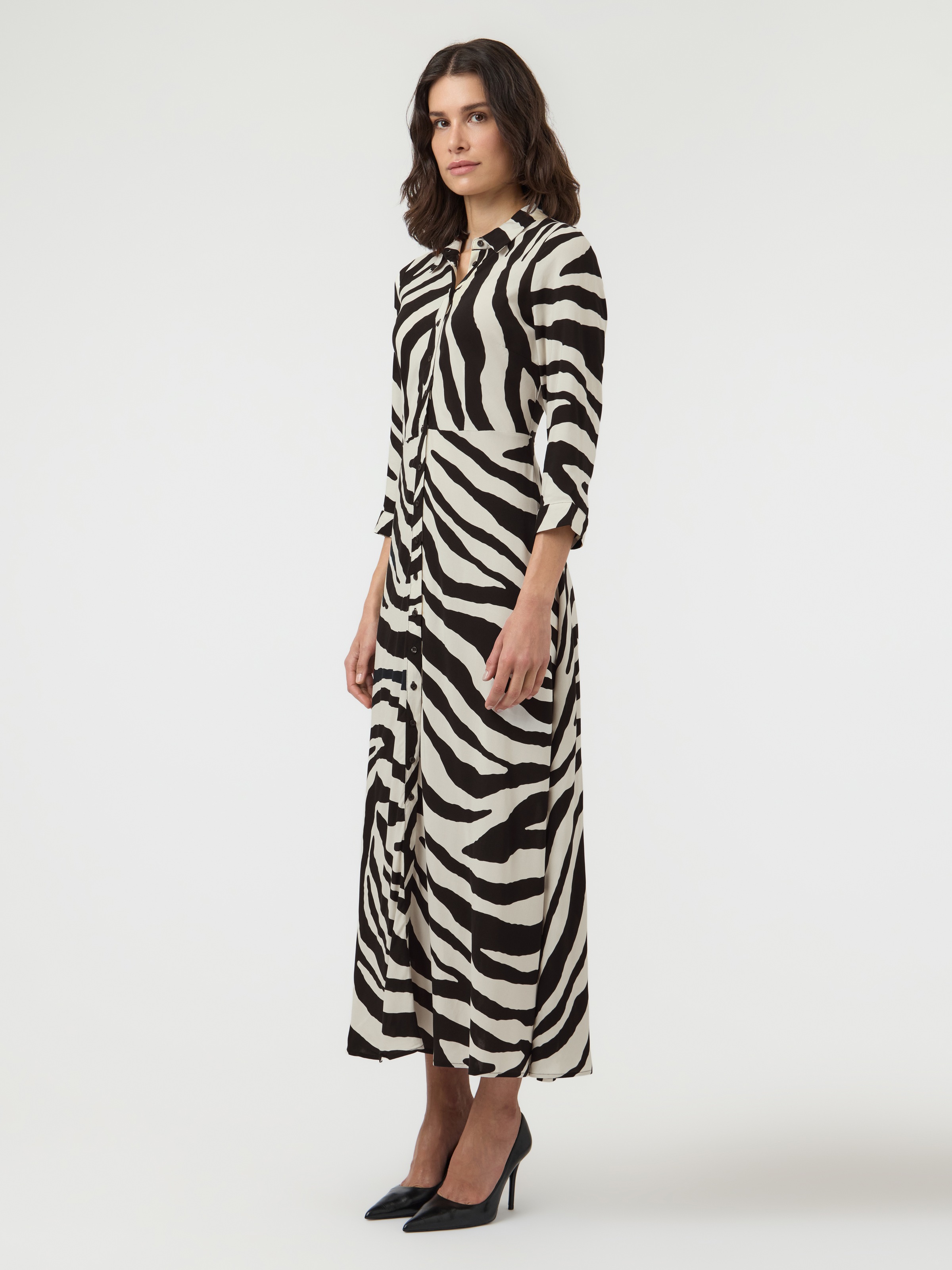 Y.A.S Robe chemisier »YASSAVANNA LONG SHIRT DRESS« Viskose, loose fit