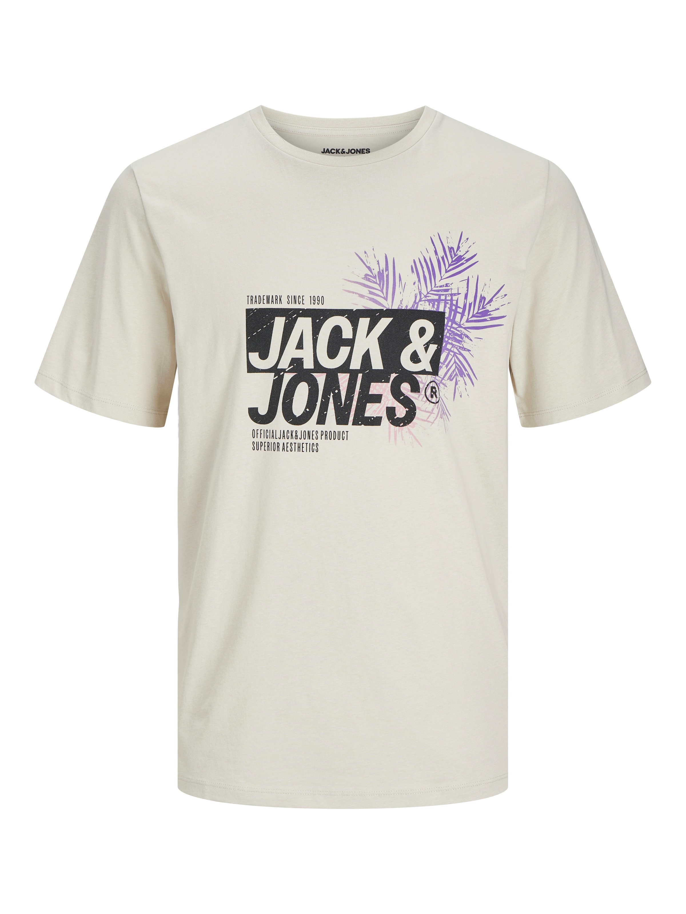 Jack & Jones Print-Shirt »JJJAXON – T-Shirt mit Print, Rundhals und Baumwolle«, Print, modisch, regular fit, Jersey, Rundhals