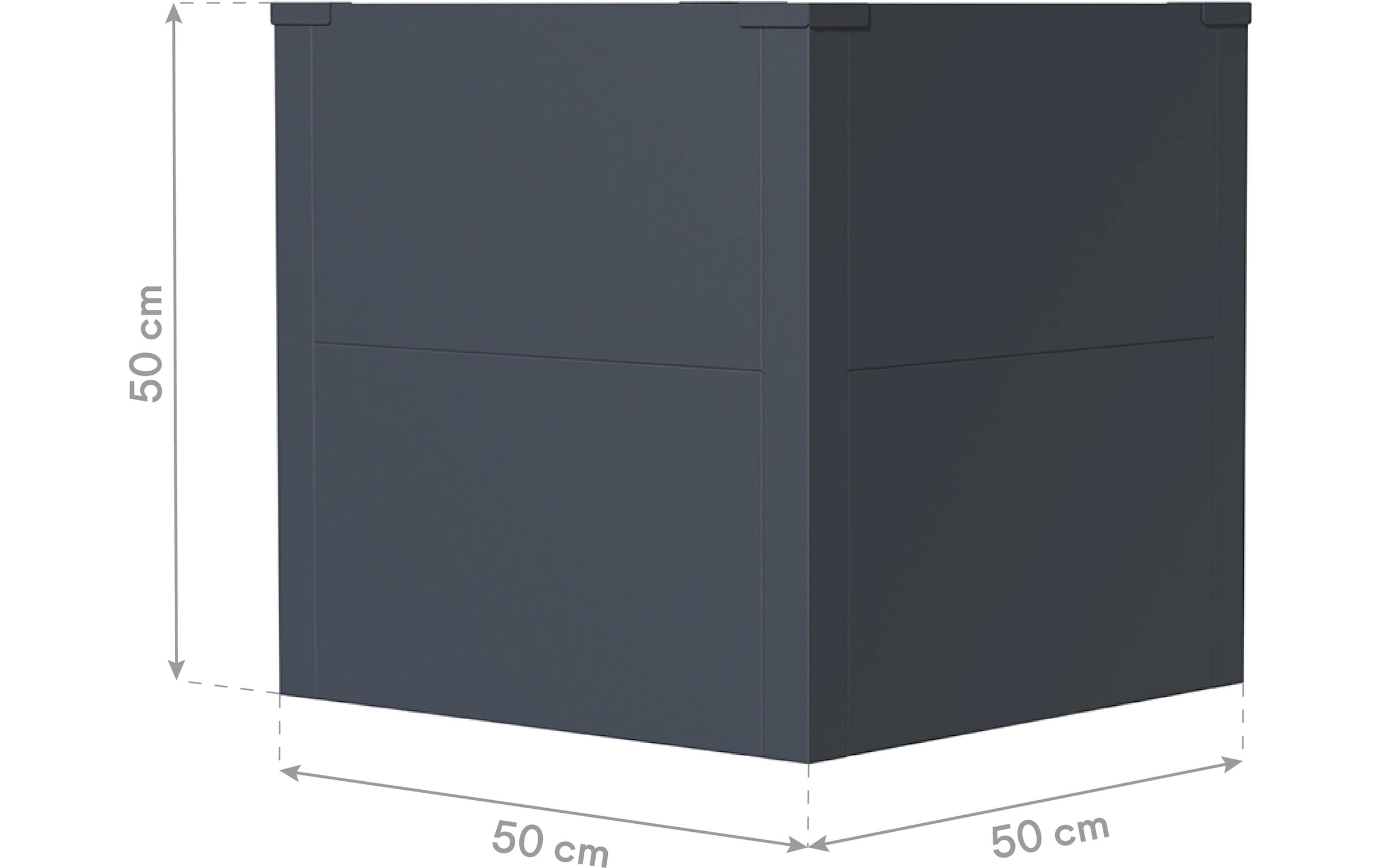 WESTMANN Lit surélevé »Metall »Talus« in S« Anthracite, disponible en plusieurs tailles