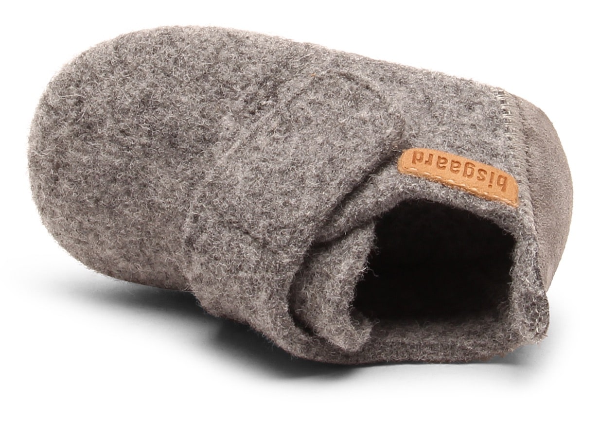 Bisgaard Hausschuh »Bisgaard Baby Wool«, Wagenschuh, Babyschuh, Schlupfschuh mit Klettverschluss