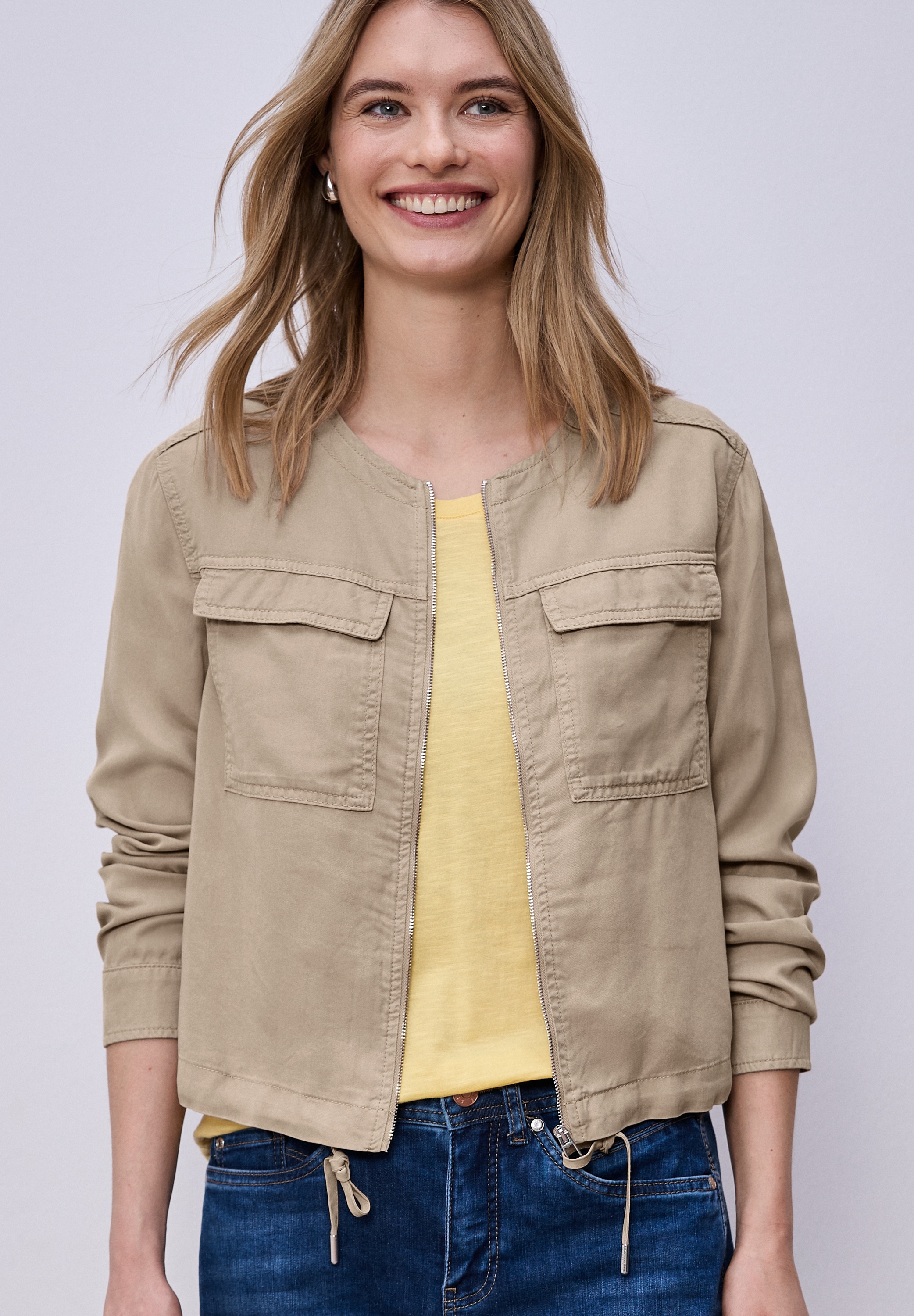 Image of STREET ONE Kurzjacke mit elastischem Bund und Tunnelzug