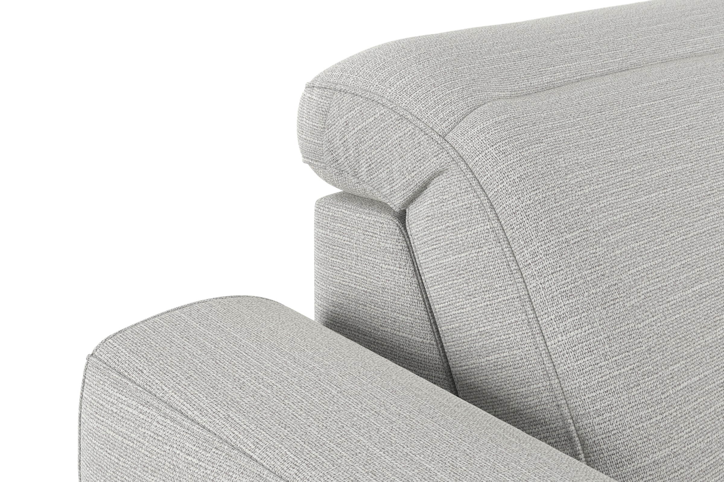 sit&more Wohnlandschaft »Dundee U-Form« mit Federkern und Massivholzfüssen, wahlweise mit Kopfteilverstellung