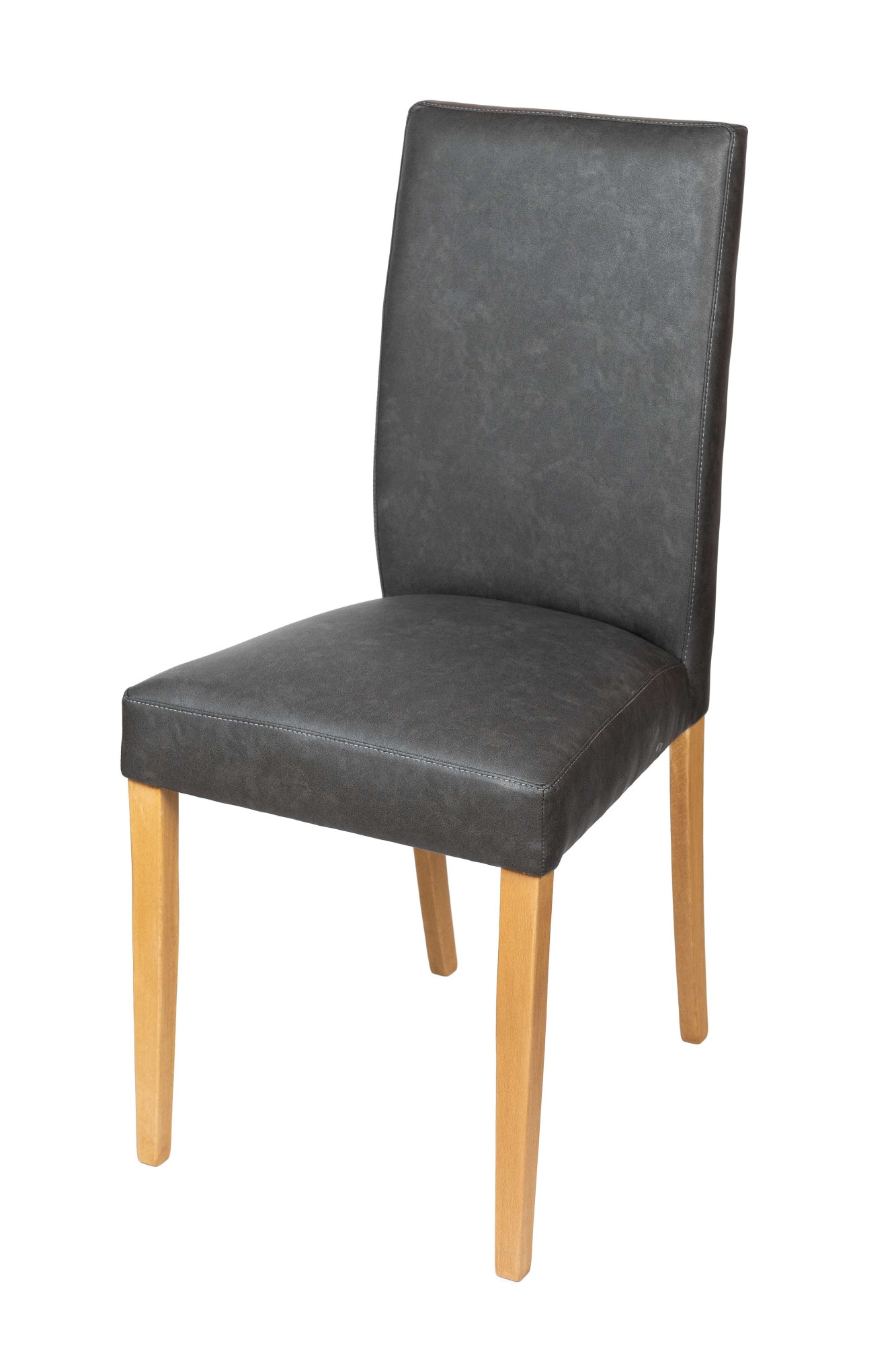 Home affaire Esszimmerstuhl »Evona Polsterstuhl, Küchenstuhl, 4-Fussstuhl« () 2 Stk.Kunstleder, 3 Farben, Massivholzbeine, stabil, zeitlos
