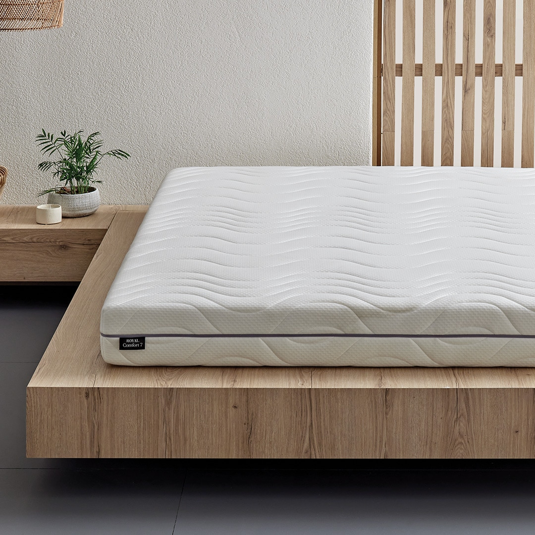 Yatas Bedding Komfortschaummatratze »Royal Comfort 7 Slim, Matratze 90x200, 140x200 cm & weitere Grössen«, 18 cm hoch, Raumgewicht: 28 kg/m³, (1 St., 1-tlg.), 7-Zonen, H3, wendbar ergonomisch, atmungsaktiv