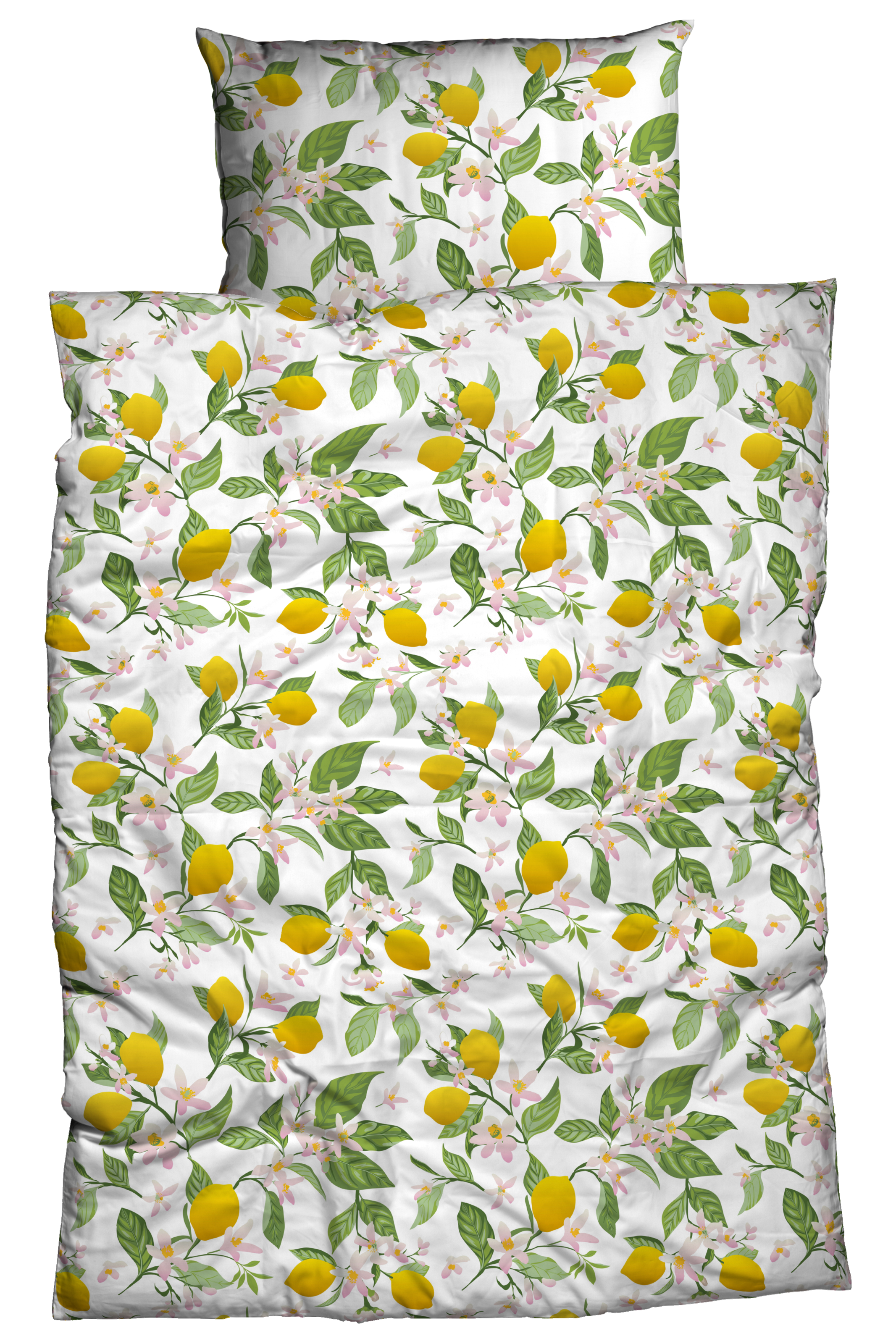 Image of CASATEX Bettwäsche "Lemon" 2 Stk. kräftig sonnige Farben, tolles Design mit Zitronen