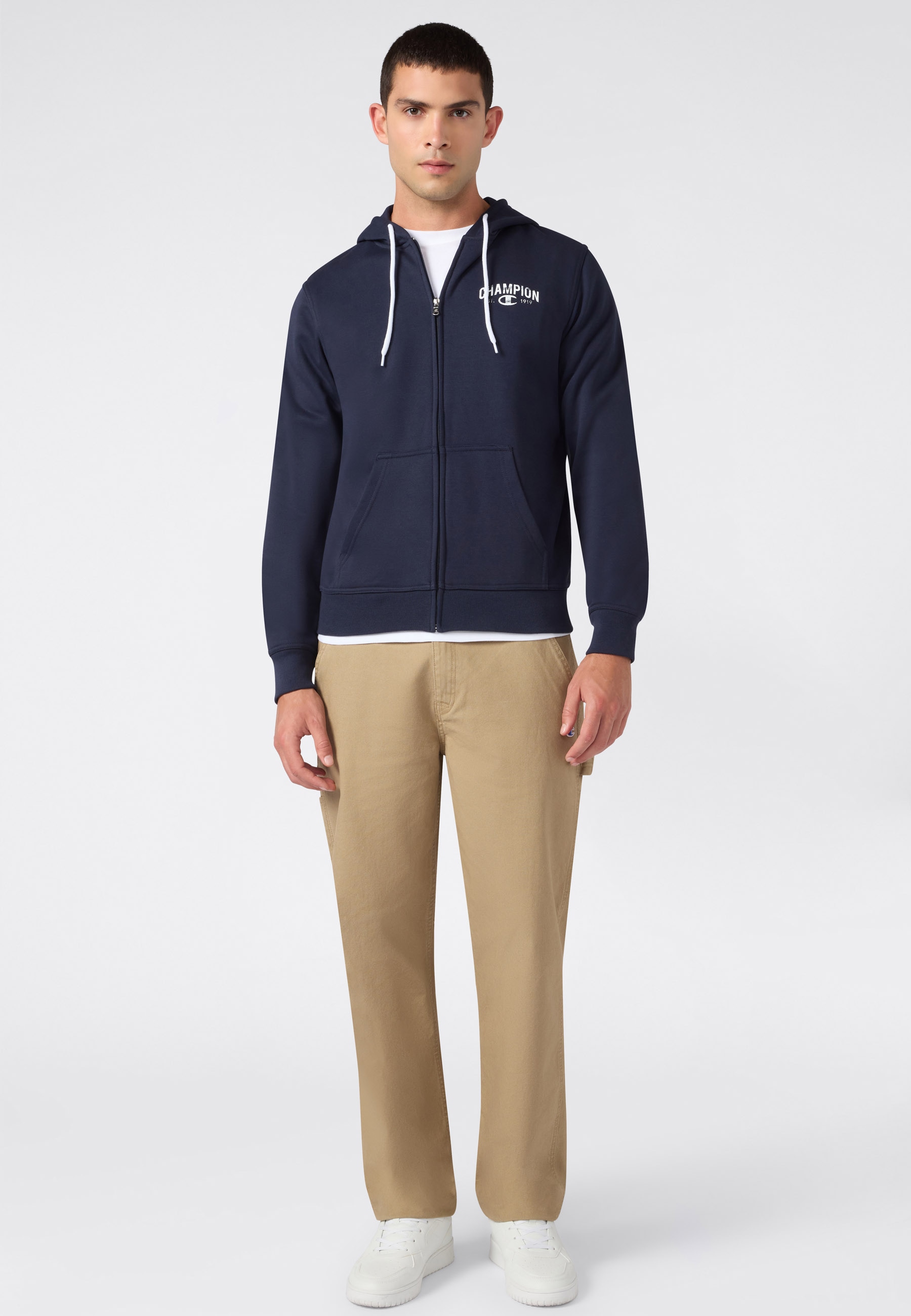 Champion Sweat à capuche »SPORTWEAR ZIP-UP HOODIE Standard Fit« Avec fermeture éclair intégrale, design à manches longues, coupe standard