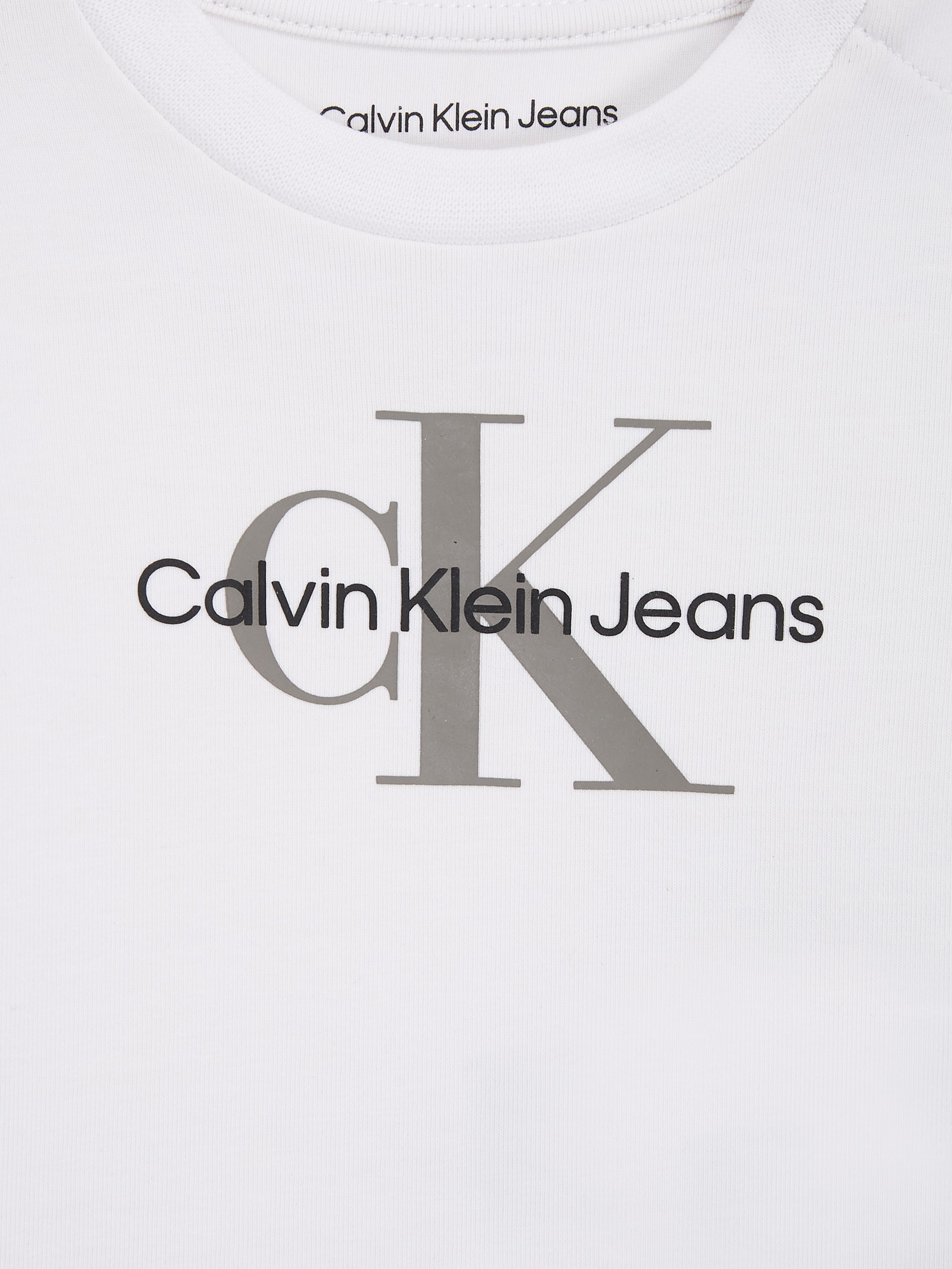 Calvin Klein Jeans Langarmshirt »MONOGRAM LS T-SHIRT«, für Babys bis 2 Jahre, mit grossem Druck