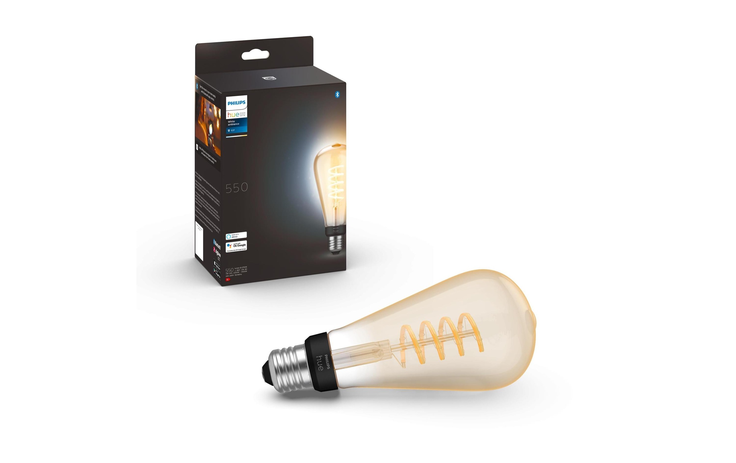 Image of Philips Hue Spezialleuchtmittel "White Ambian" E27 Kaltweiss Neutralweiss Tageslichtweiss Warmweiss