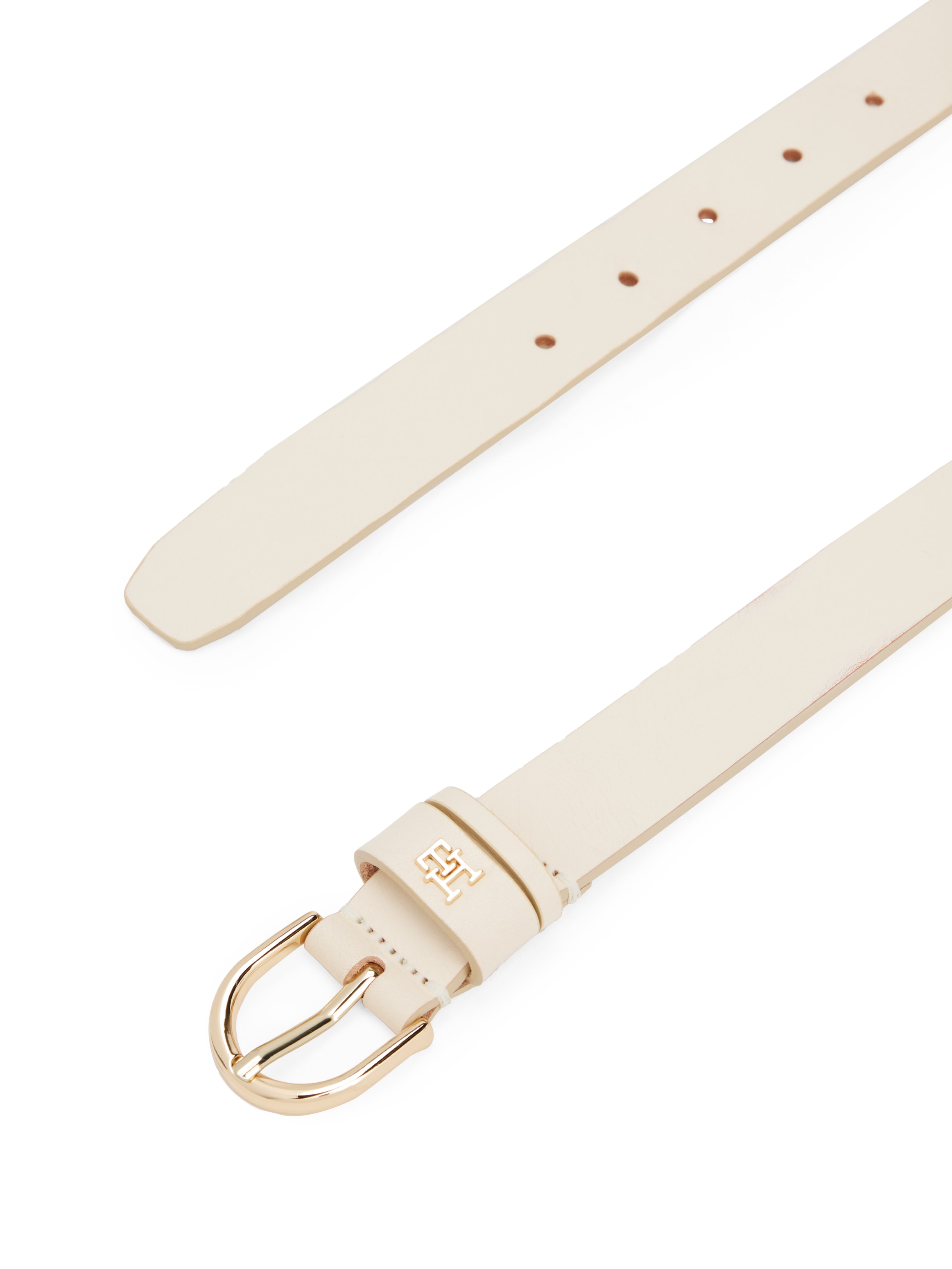 Tommy Hilfiger Ledergürtel »ESSENTIAL EFFORTLESS 2.5«, Logoemblem, weiche Haptik, ovale Einfachdornschliesse