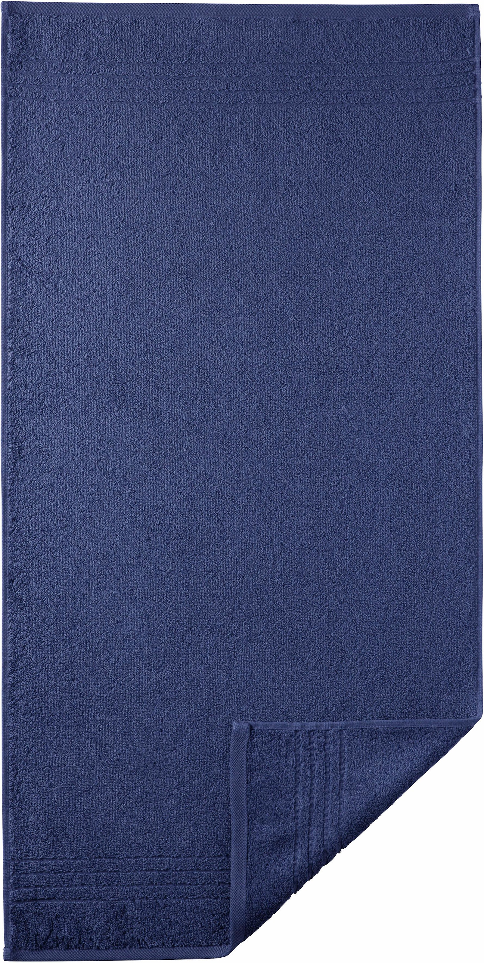 Image of Egeria Handtücher "Madison" Uni-Programm mit Streifenbordüre, reine Baumwolle