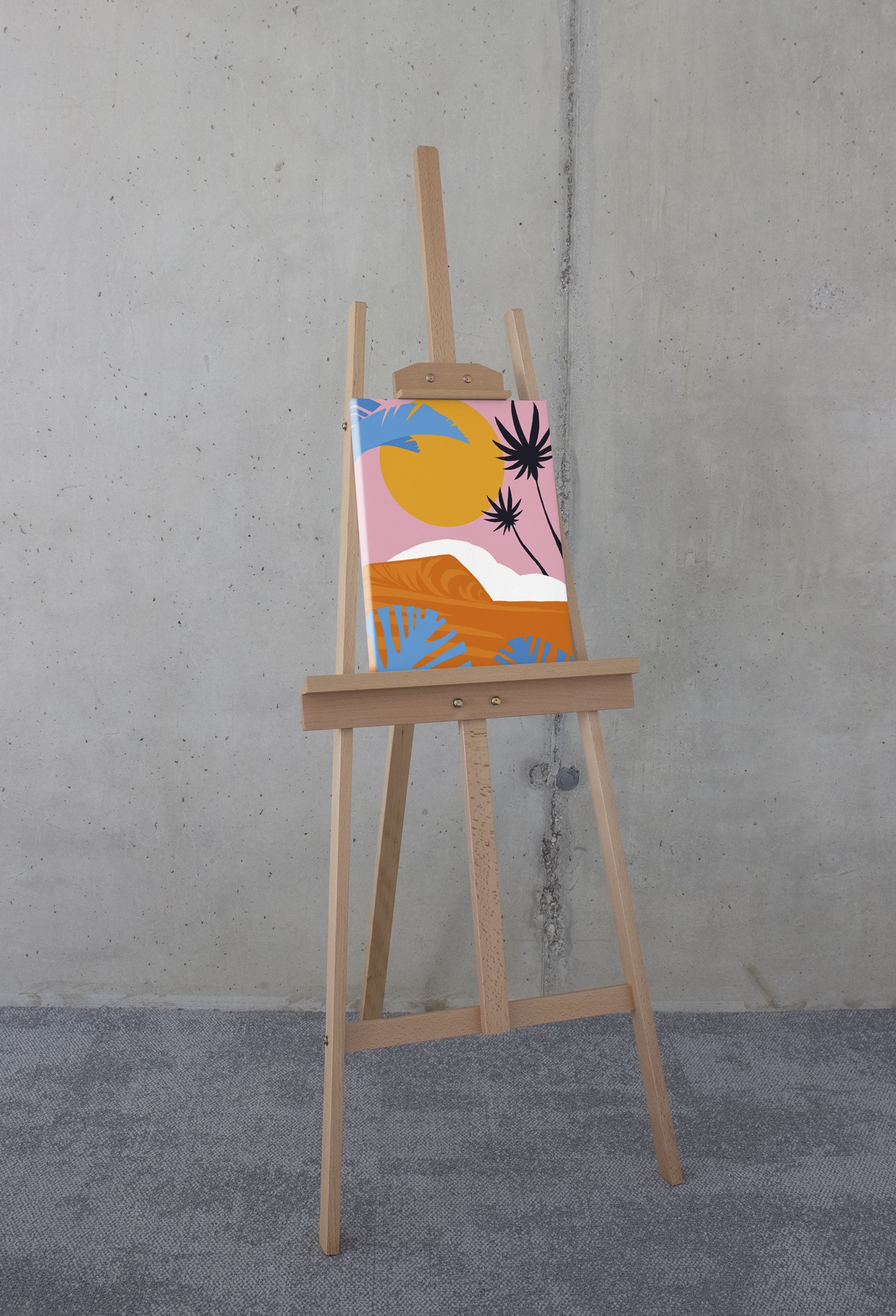 Komar Leinwandbild »Island Hopping - Grösse 30 x 40 cm«, Natur, (1 St.), Keilrahmenbild mi Echtholzrahmen