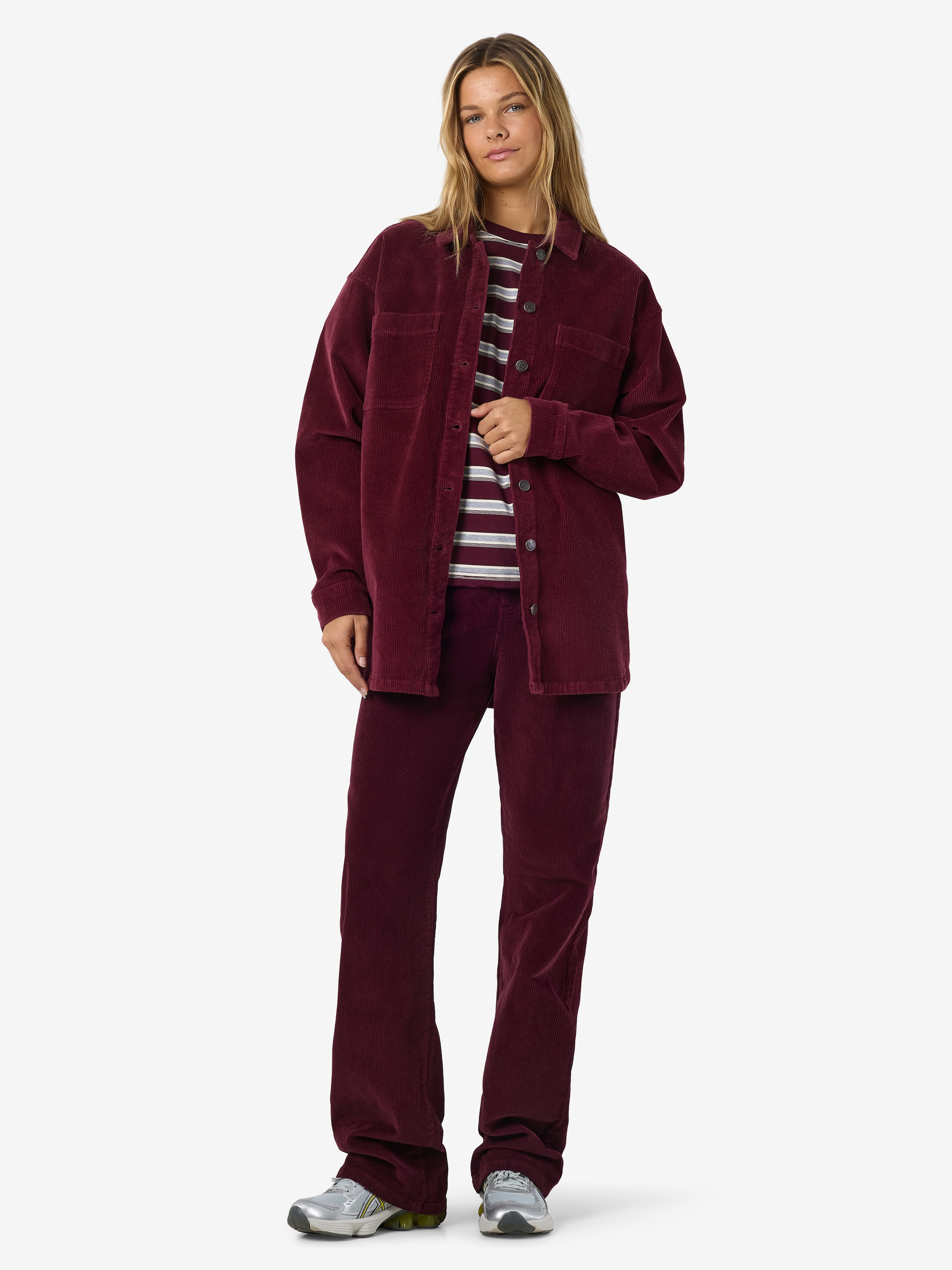 Noisy may Veste en velours côtelé »NMALVA L/S SHACKET COLORED CORDUROY NOOS«