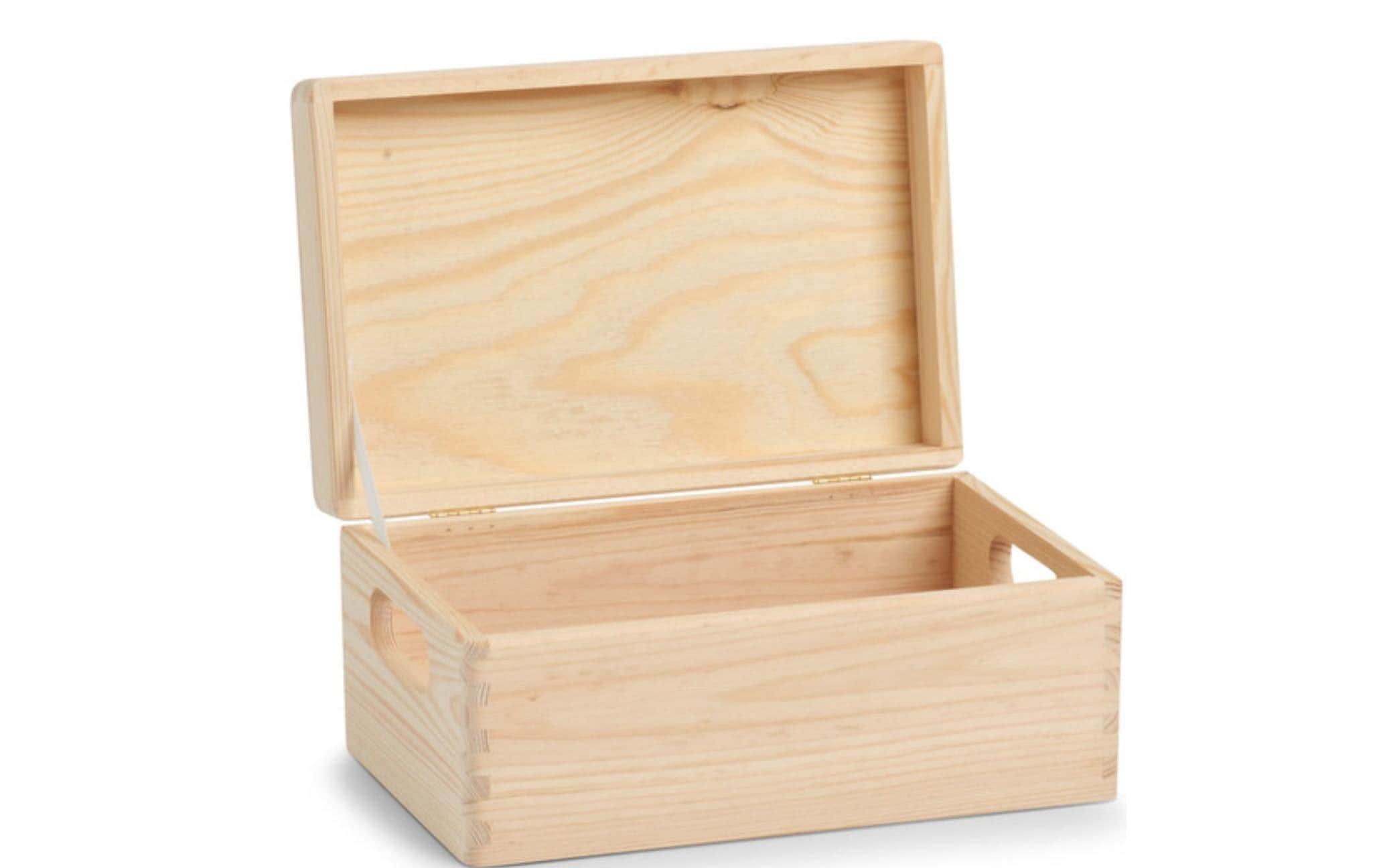Zeller Present Kiste »mit Deckel 30 x 14 cm, Nature«