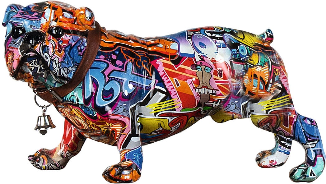 Casablanca by Gilde Tierfigur »Mops günstig Halsband«, kaufen Graffiti-Design mit