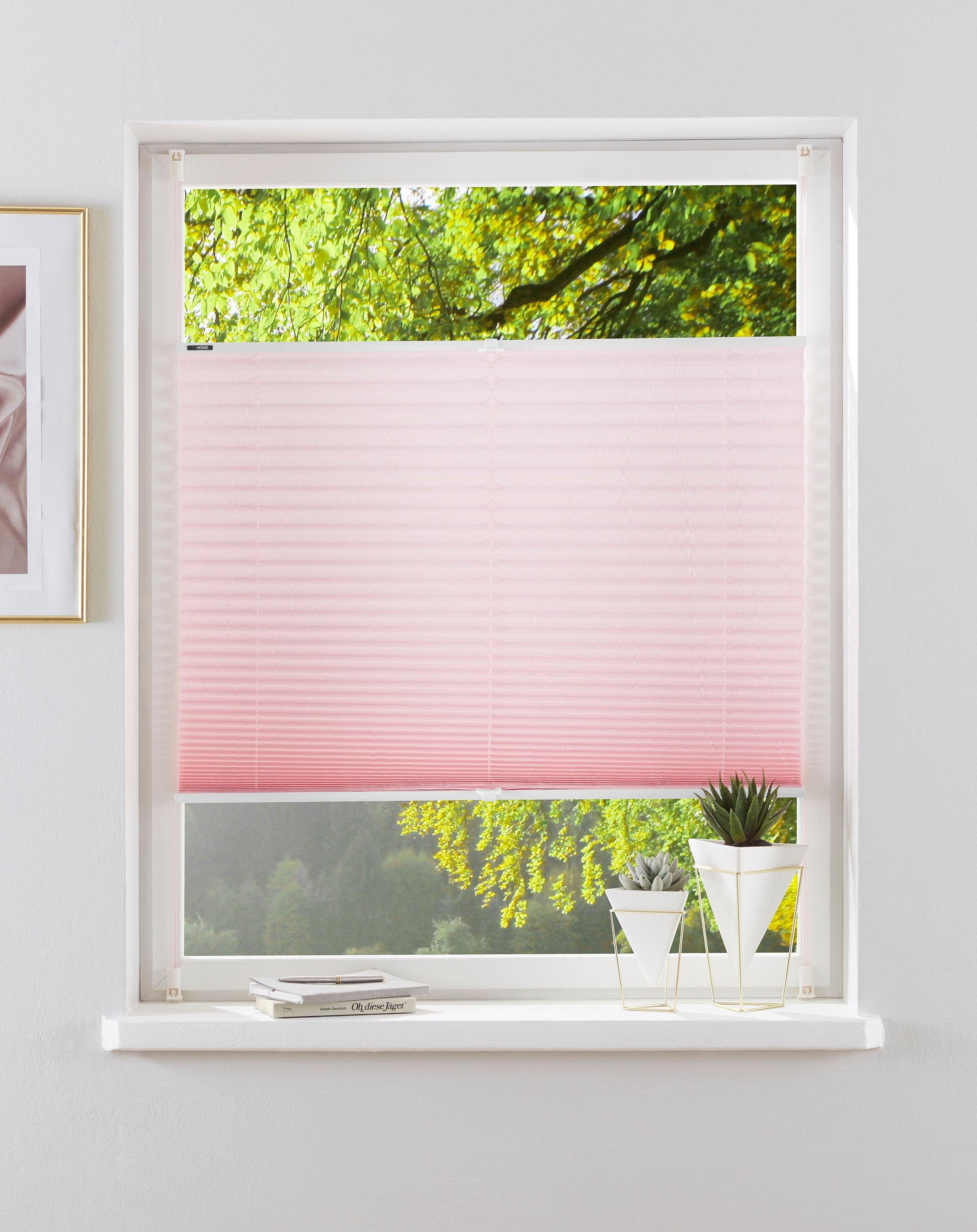 Image of my home Plissee »DAHRA«, Lichtschutz, ohne Bohren, verspannt, im Fixmass, Crushed-Optik bei Ackermann Versand Schweiz