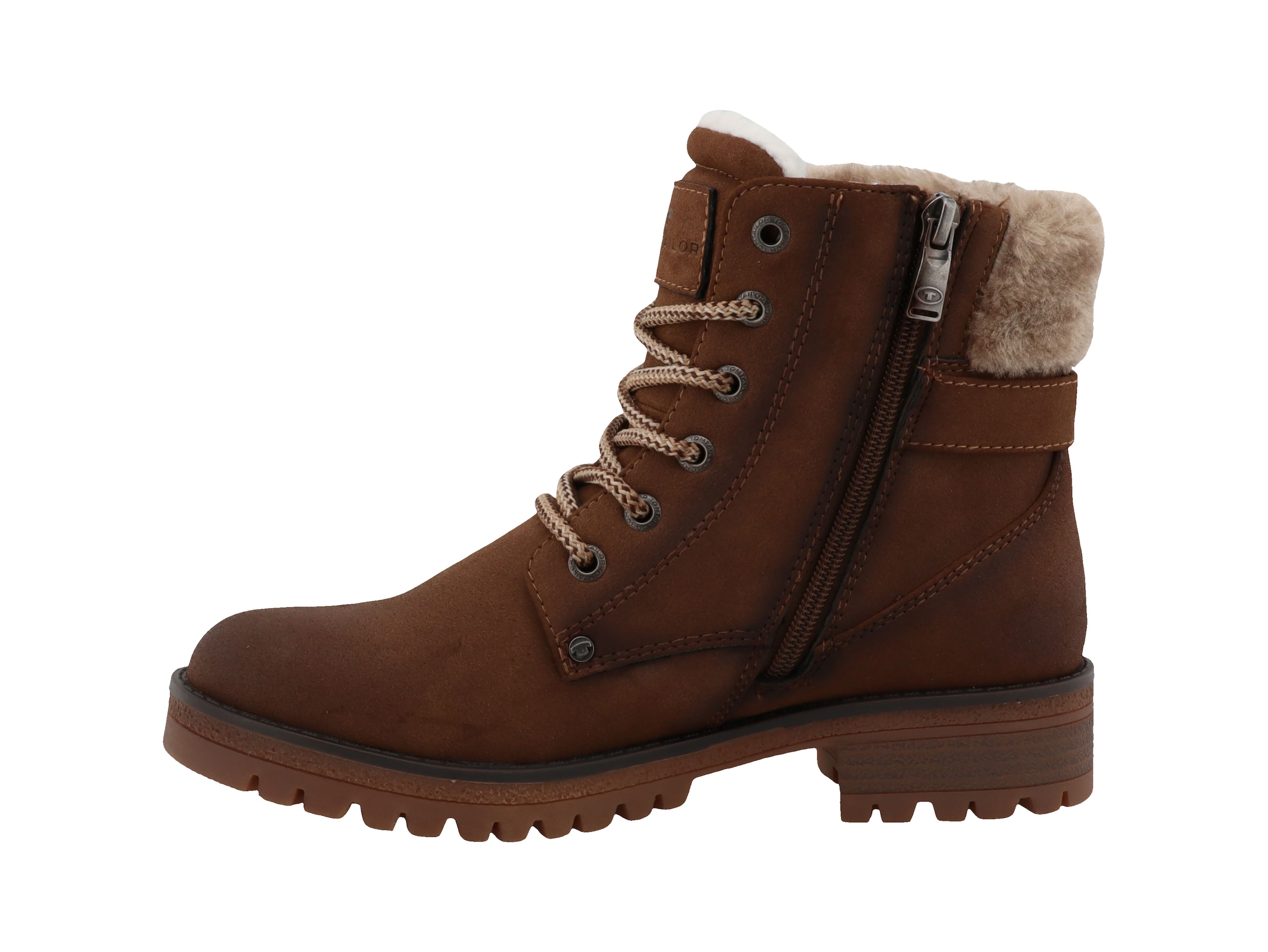 TOM TAILOR Bottes d'hiver  workerboots, chaussure de randonnée avec talon bloc