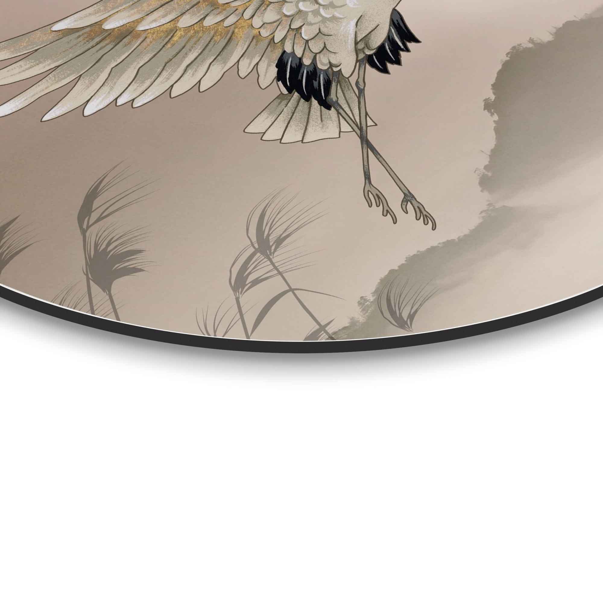 Reinders! Wandbild »Wandbild Kranich Japan - Kunst«, Vögel, (1 St.)