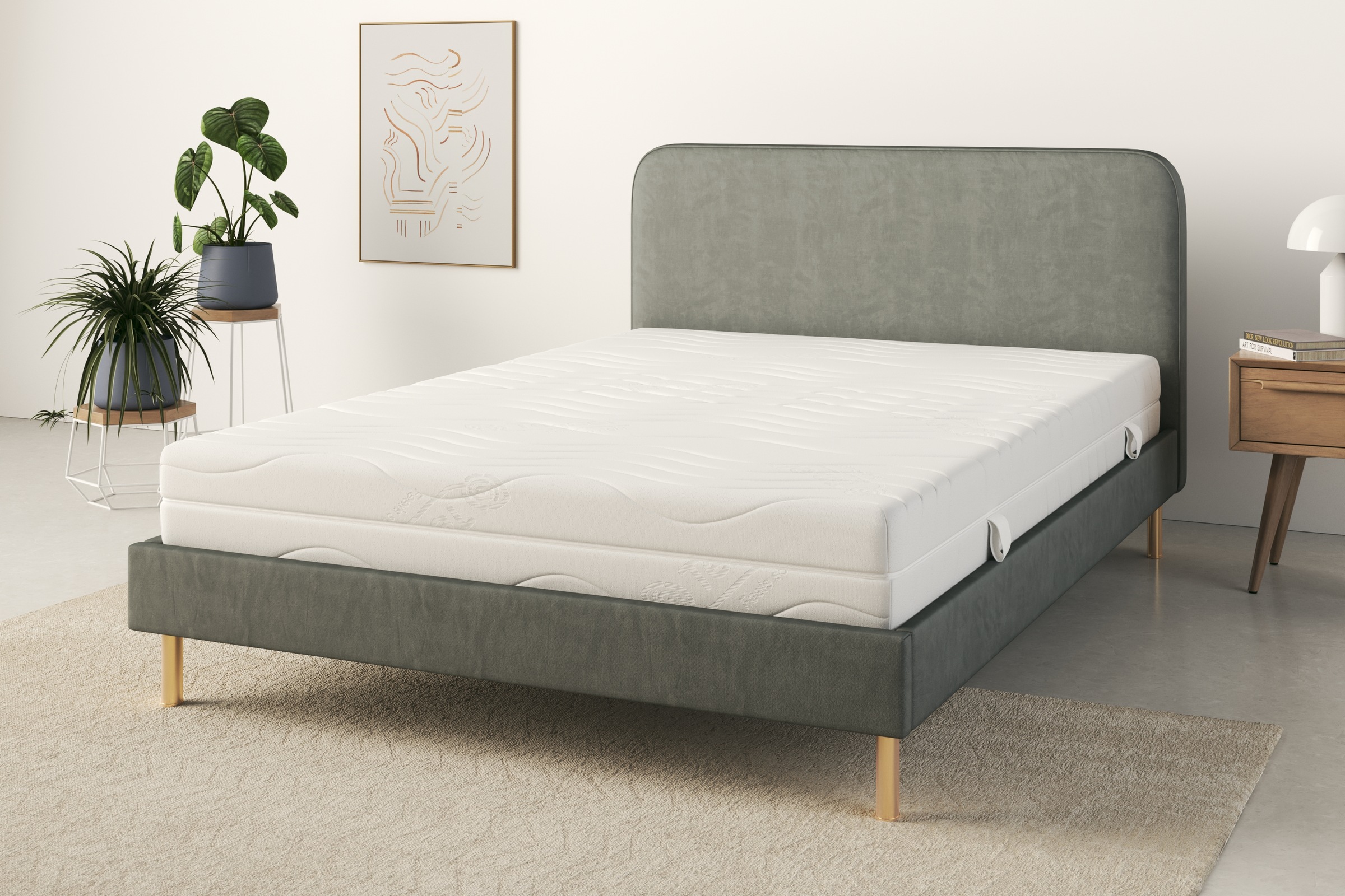 OTTO home Komfortschaummatratze "Tornby, 90x200 cm, 140x200 cm & weitere Größen, atmungsaktiv" 21 cm hoch Raumgewicht: 39 kg/m³ 1 Stk. tlg. Wendematratze H2+3/H3+4/H4+5, ergonomisch, langlebige Qualität (RG 39)