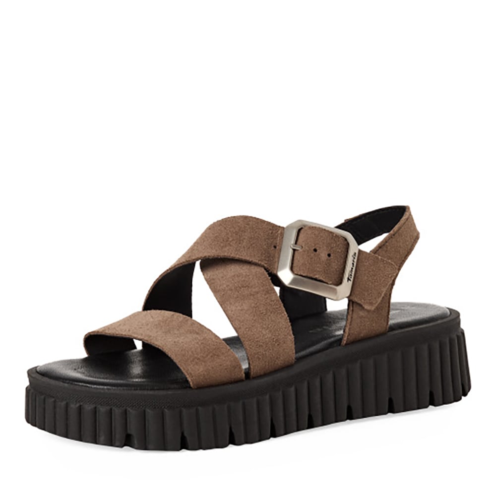 Image of Tamaris Sandalette Plateau, Riemchensandale, Sommerschuh mit Touch It-Ausstattung