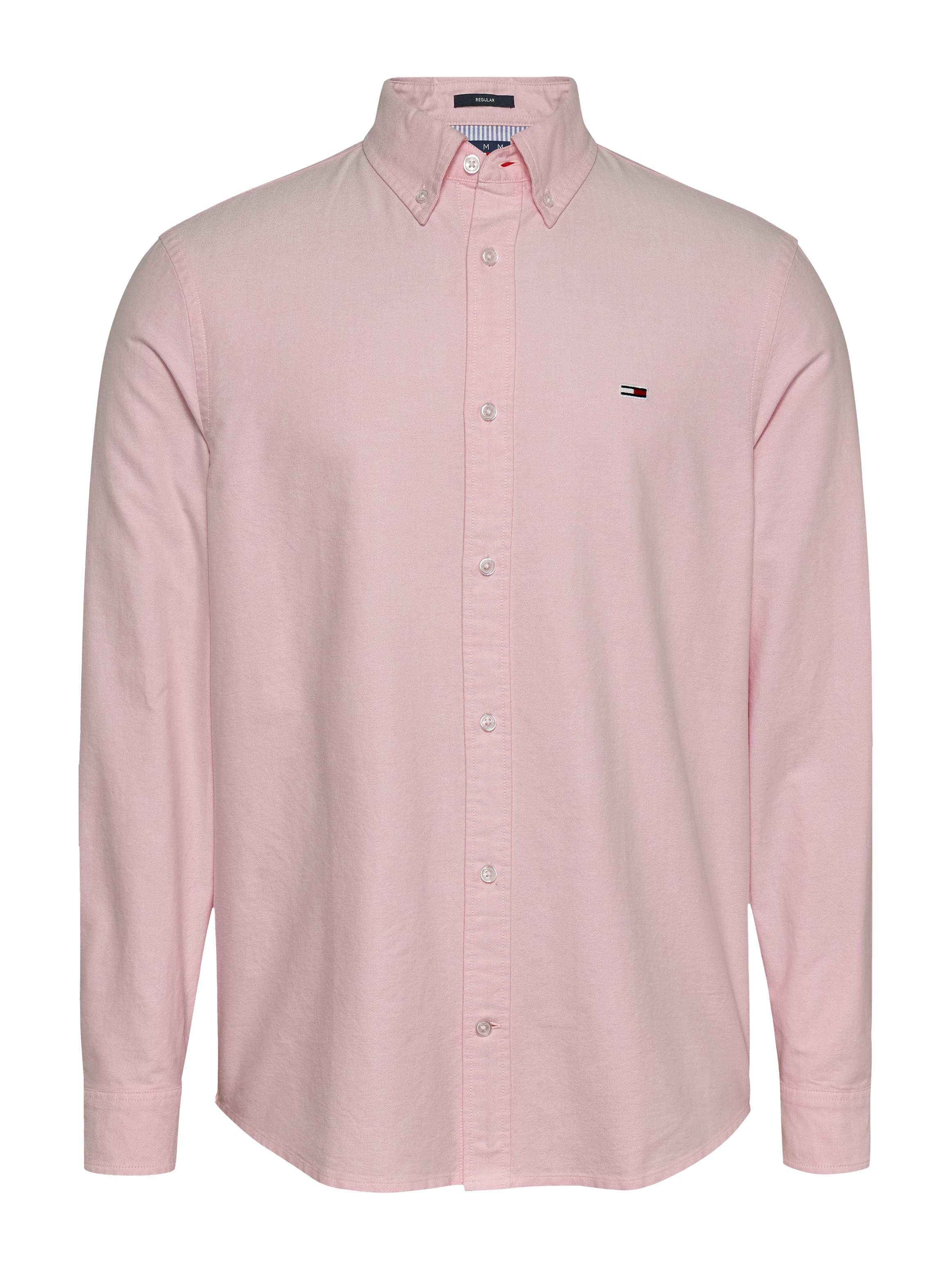 Tommy Jeans Langarmhemd »TJM REG OXFORD SHIRT EXT«, mit Logostickerei