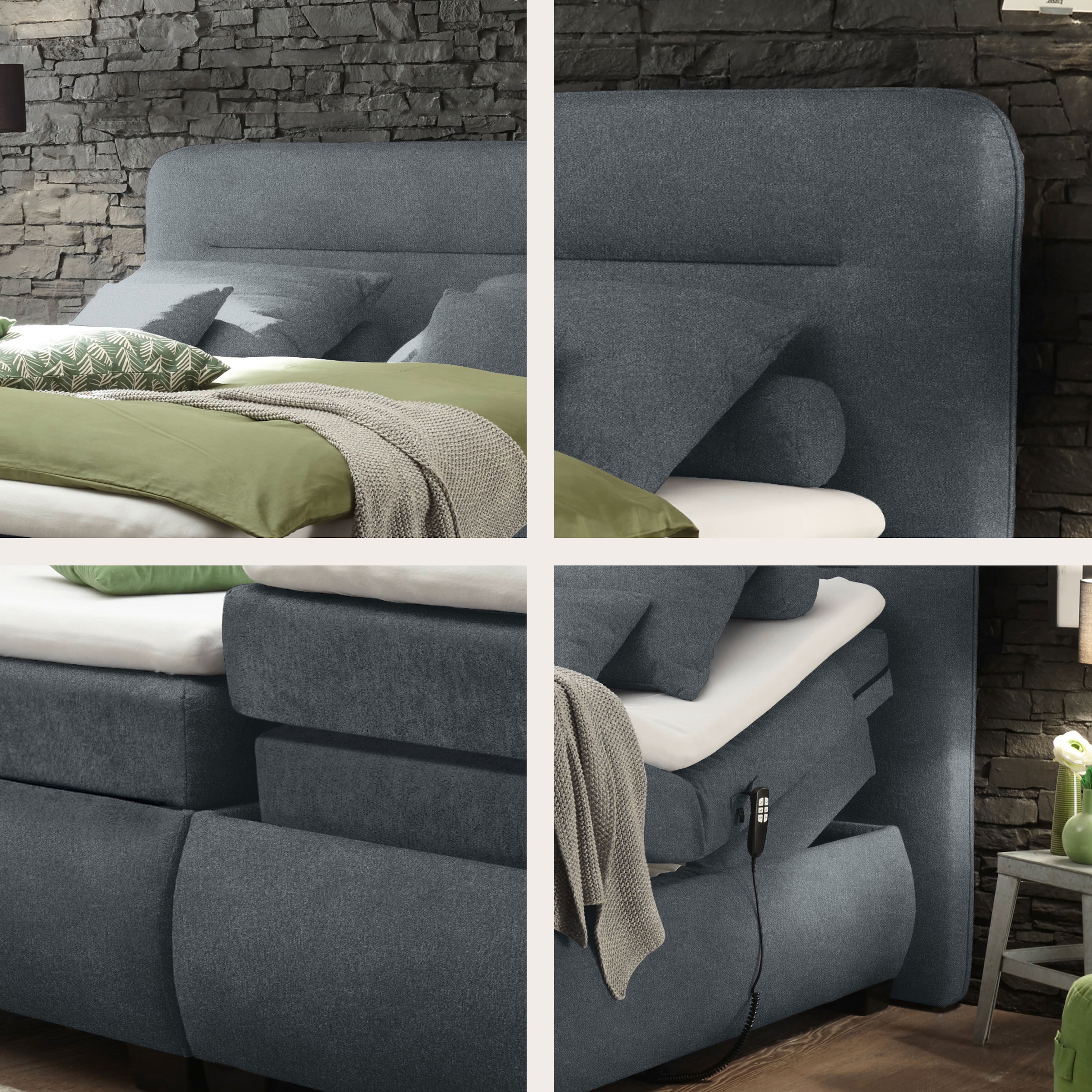 ED EXCITING DESIGN Lit boxspring »Evolution« inkl. Motor und Topper