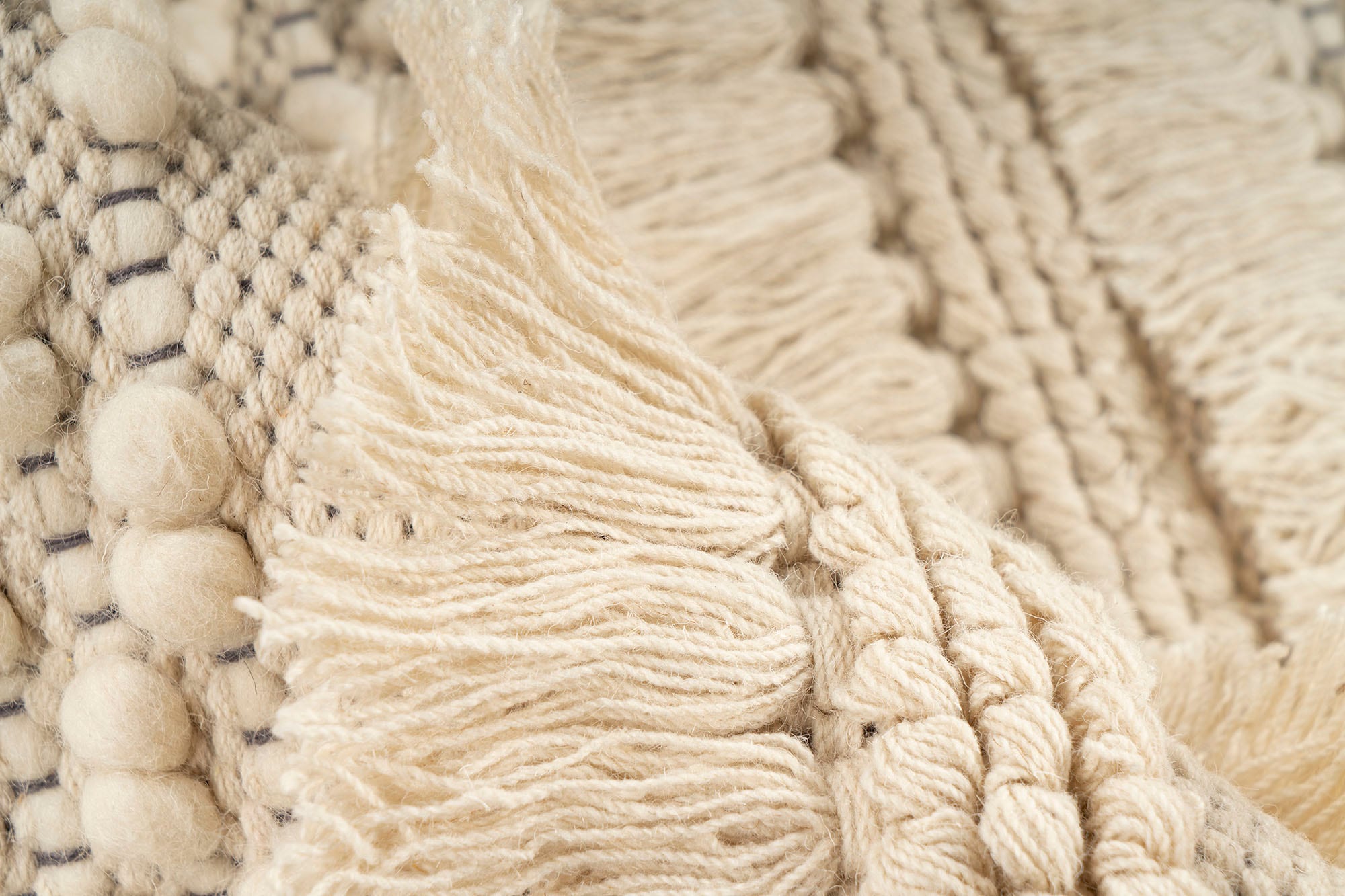 me gusta Wollteppich »Bohist 325« rund 18 mm Höhe