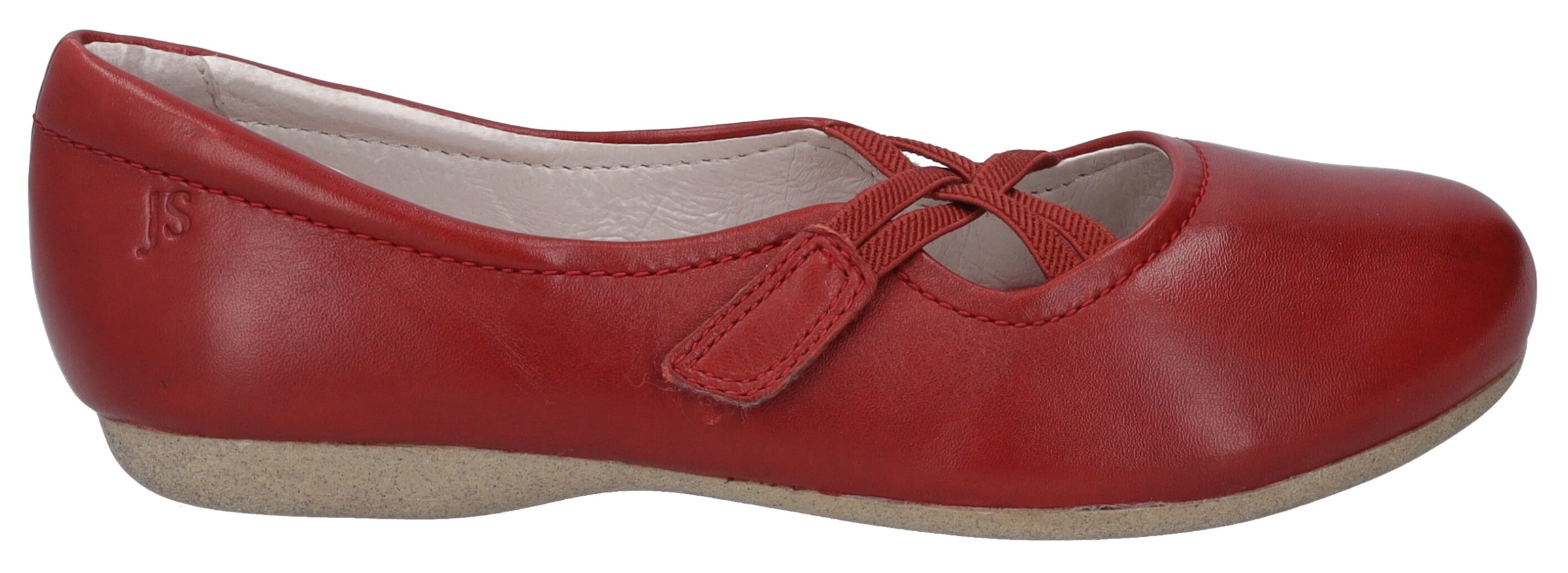 Josef Seibel Ballerines à lanières »Fiona 39«  Festtagsschuh, Slipper, Komfortschuh mit überkreuztem Gummizug