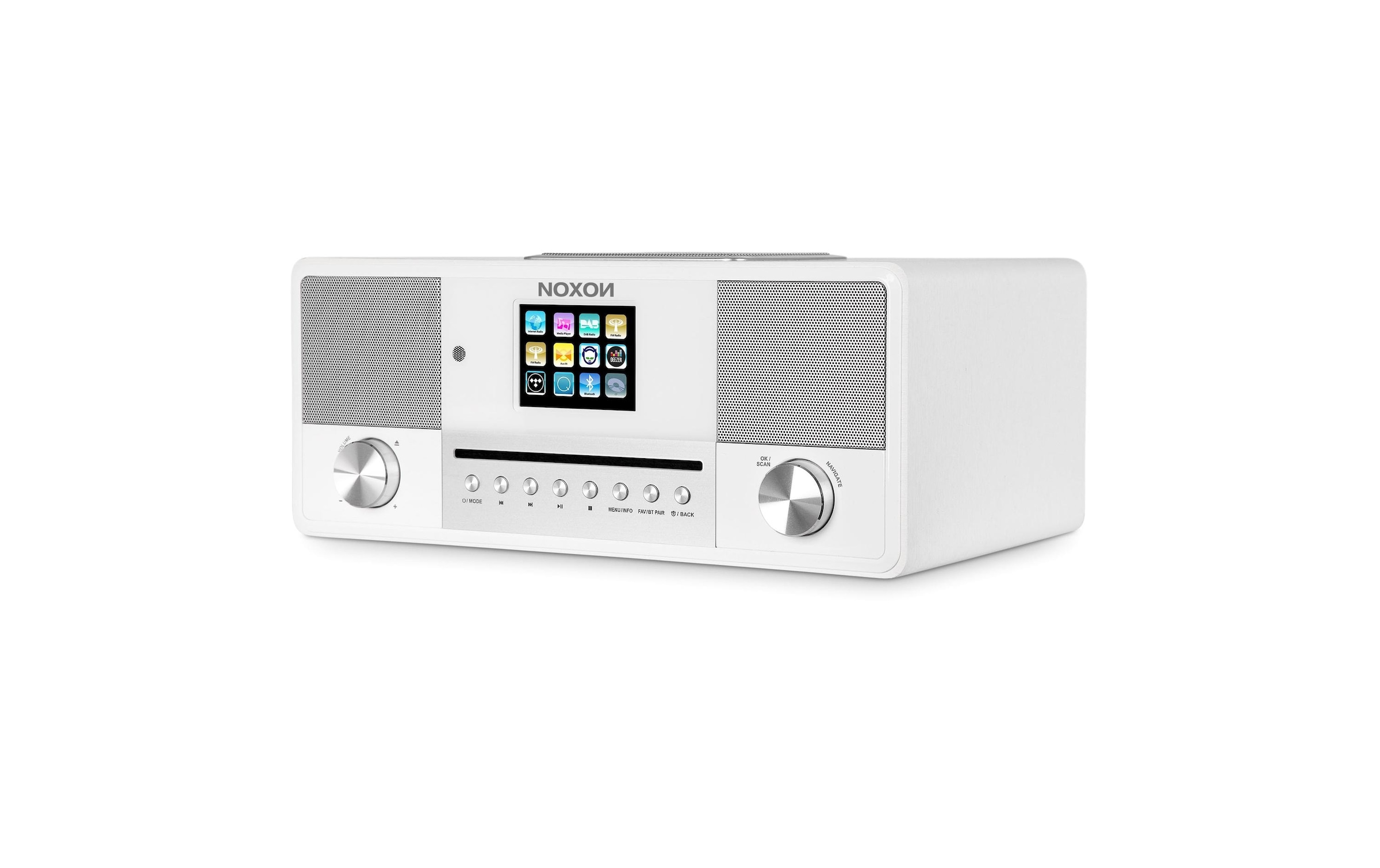 CD-Player »Jura Weiss«, Bluetooth-WLAN