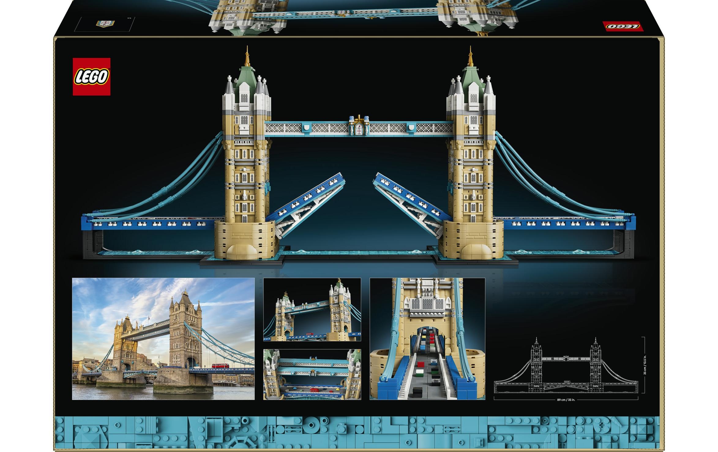 LEGO® Konstruktionsspielsteine »Tower Bridge (21067), LEGO LEGO Architecture« Made in Europe