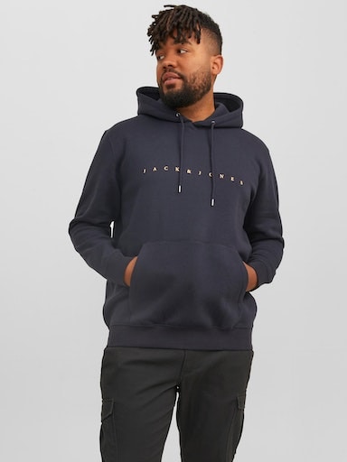 Jack & Jones PlusSize Kapuzensweatshirt »JJESTAR JJ SWEAT HOOD NOOS PLS« mit Kängurutasche
