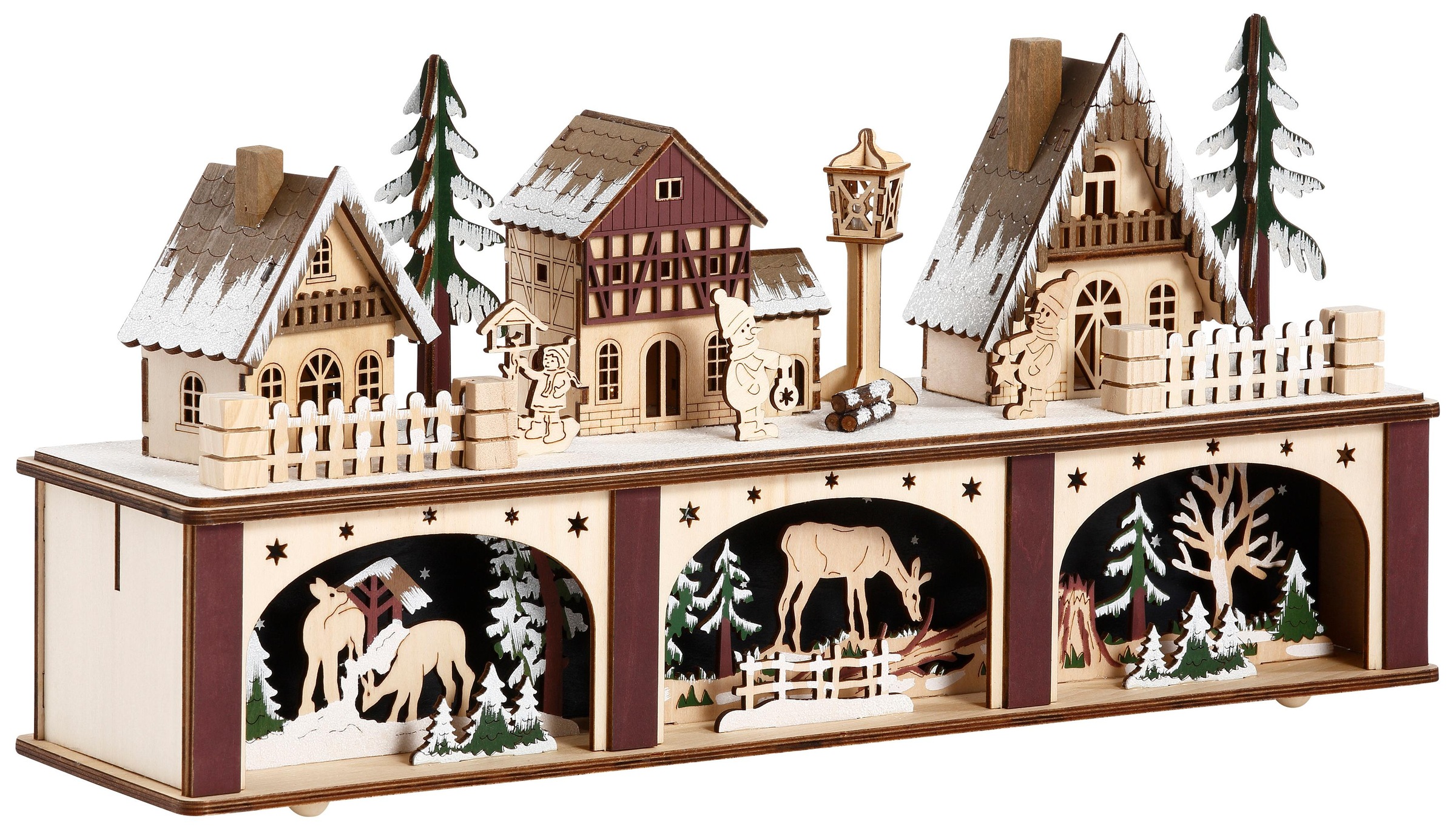 Image of Home affaire Weihnachtsdorf, LED-Lichtersockel bei Ackermann Versand Schweiz