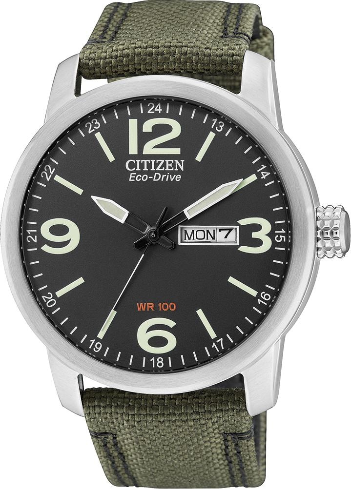 Image of Citizen Solaruhr Armbanduhr, Herrenuhr, Datum, Textilarmband