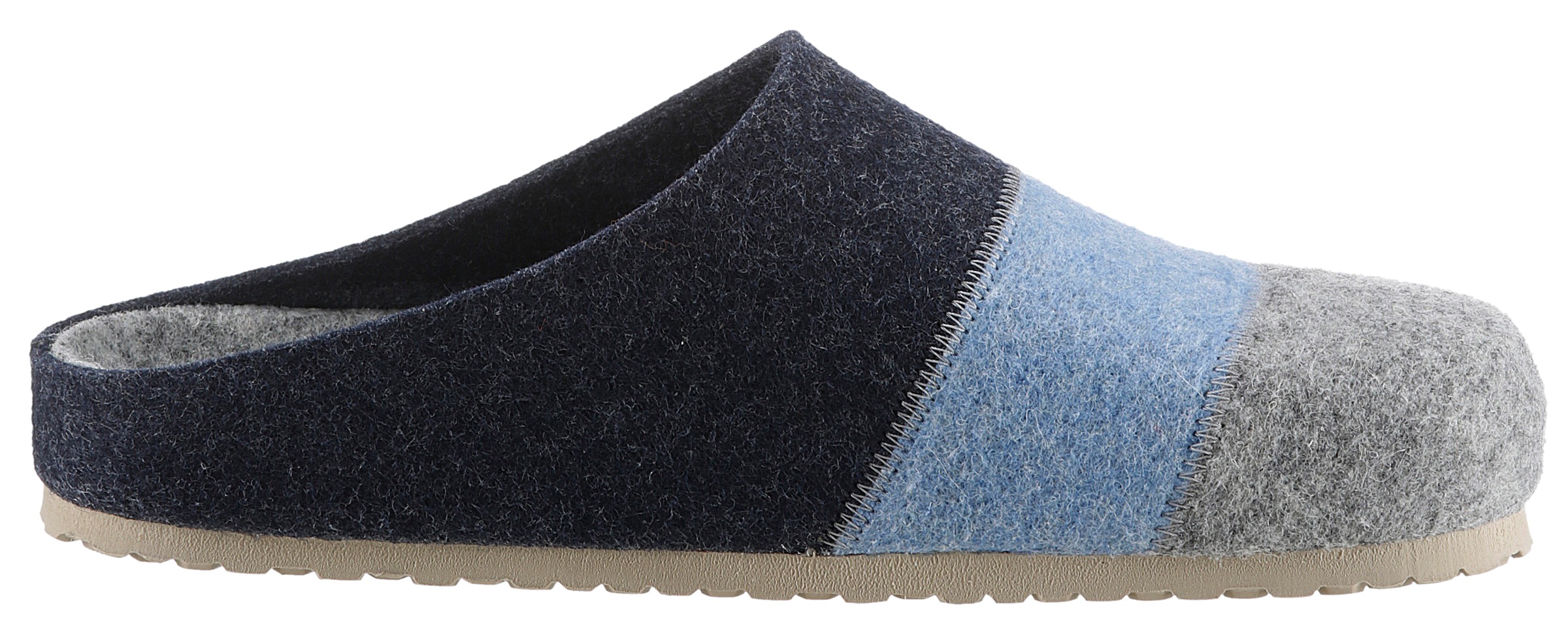 Aniston SHOES Sabot »Panal«  Chausson d'intérieur, pantoufle maison en patchwork