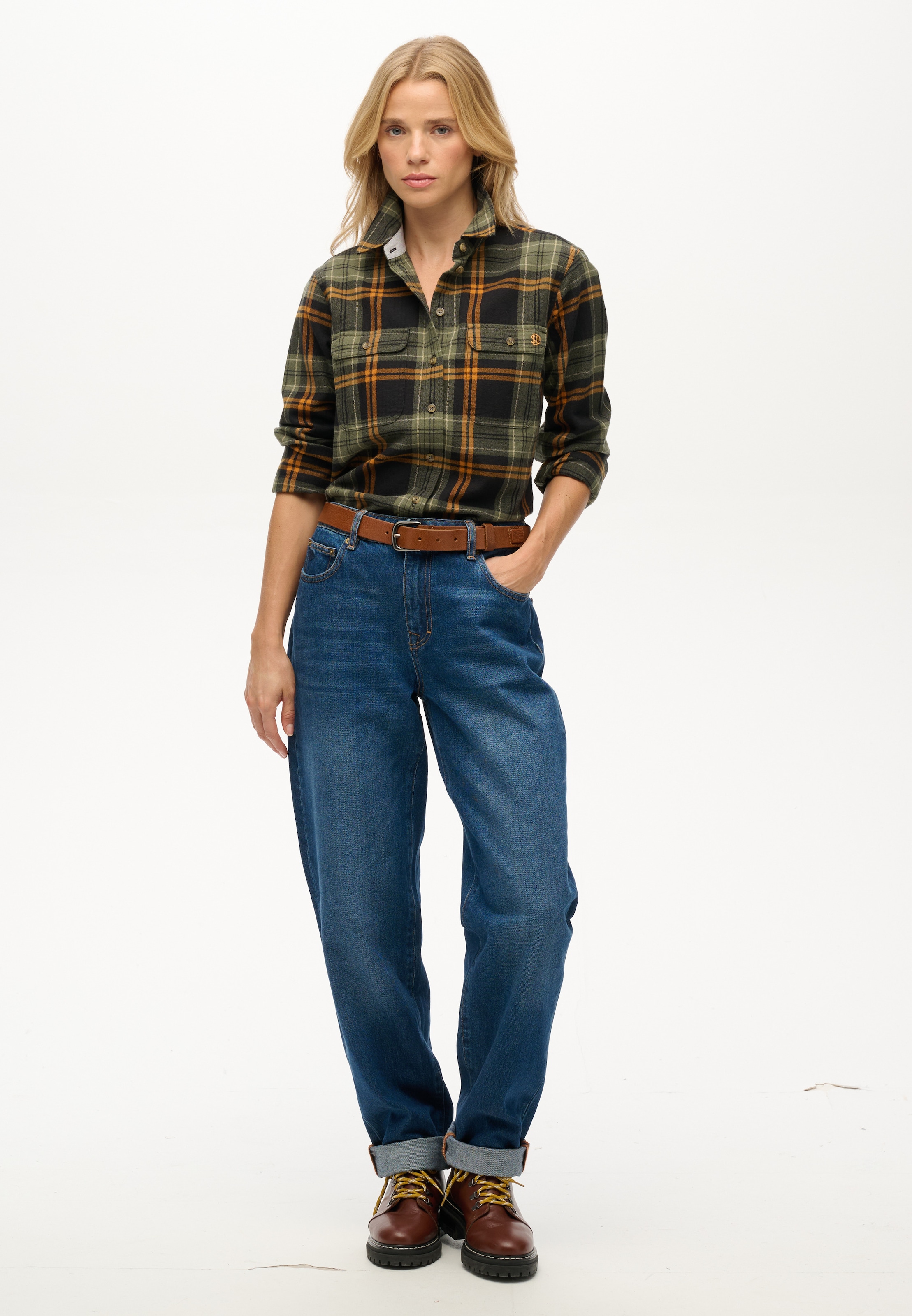 Superdry Blouse à carreaux »LUMBERJACK CHECK FLANNEL SHIRT«