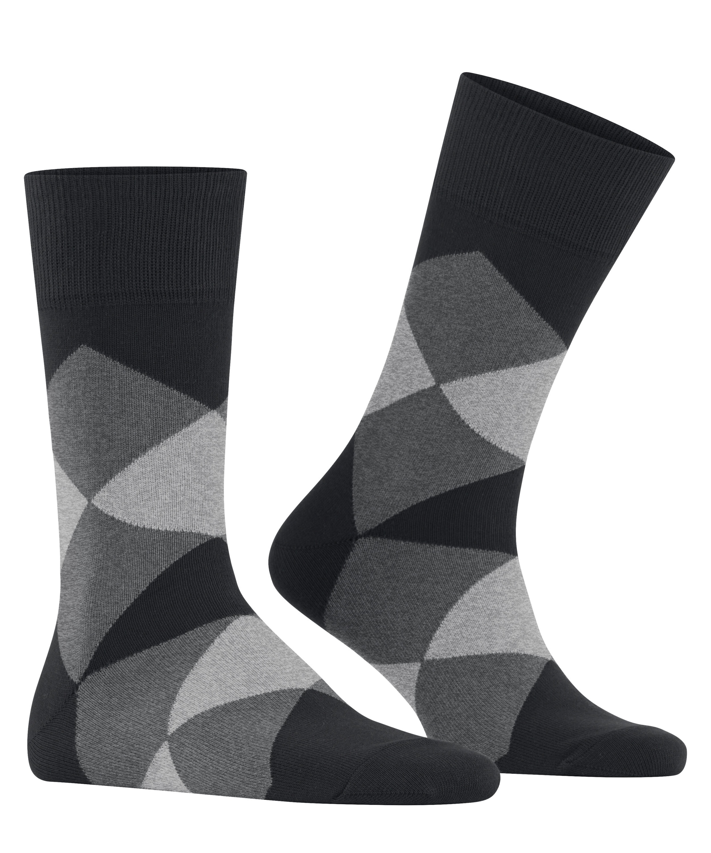 Burlington Chaussettes »Clyde« Taille unique 40-46, motif Argyle moderne, clip Burlington