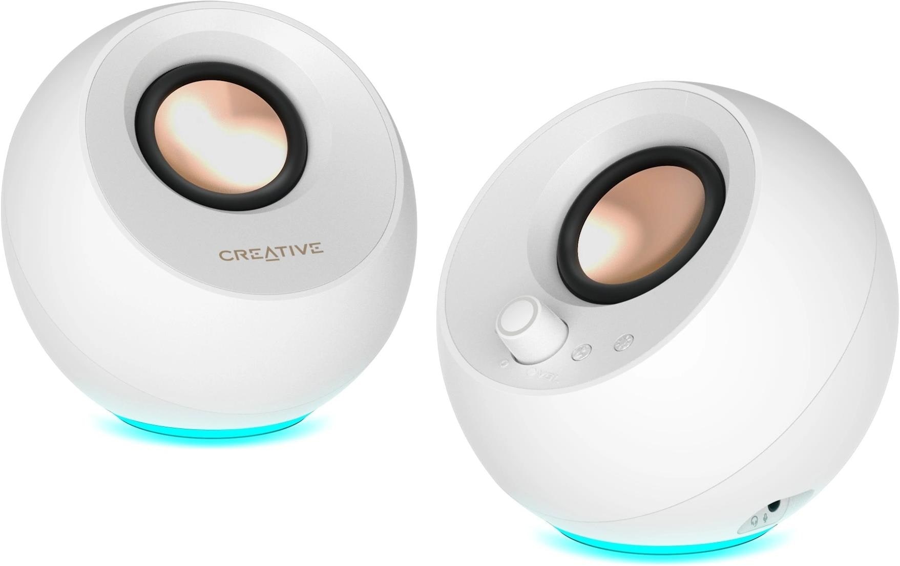 Image of Creative PC-Lautsprecher "Pebble Pro, 2.0, Bluetooth 5.3, USB Audio, RGB" ( ) 3,5-mm-AUX-Eingang