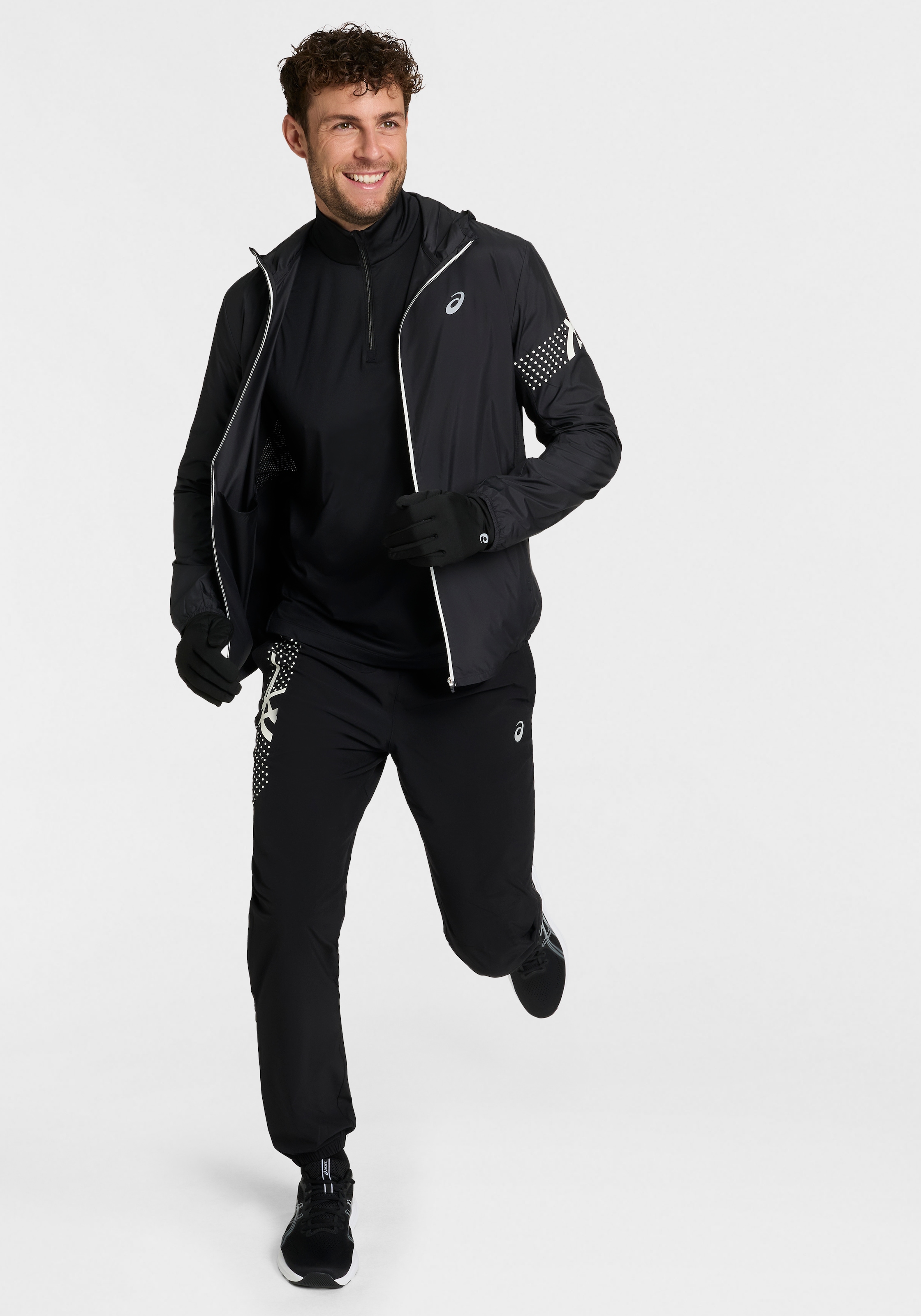Asics Pantalon de course »ICON PANT«  Séchage rapide, respirant, réfléchissant