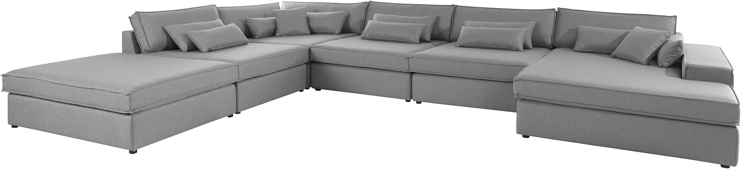 GOODproduct Wohnlandschaft »Enid U-Form« 6 Teile, bestehend aus Modulen, in vielen Bezügen, auch in Breitcord