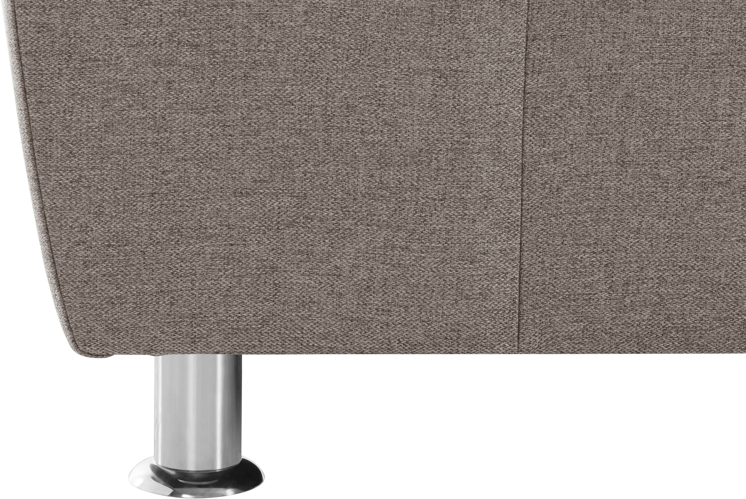 DOMO collection 2-Sitzer »Franzi, zeitlos & elegant, moderne Sitzheftung«, wahlweise mit Kopfteilverstellung, inklusive Zierkissen
