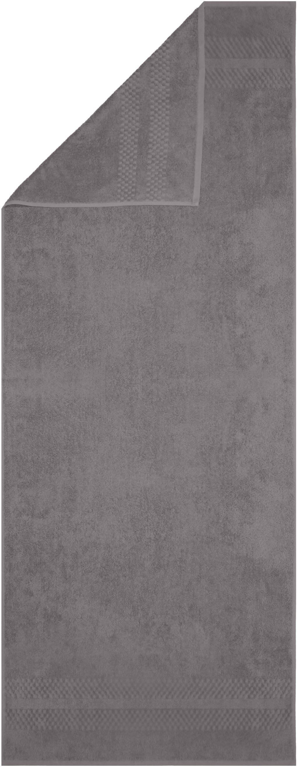 my home Saunatuch »Regona, 80x200cm, flauschig und weich, 100% Baumwolle, 500 gr/m²« Premium Handtücher mit Bordüre, Handtuch-Set, 5 Jahre Garantie