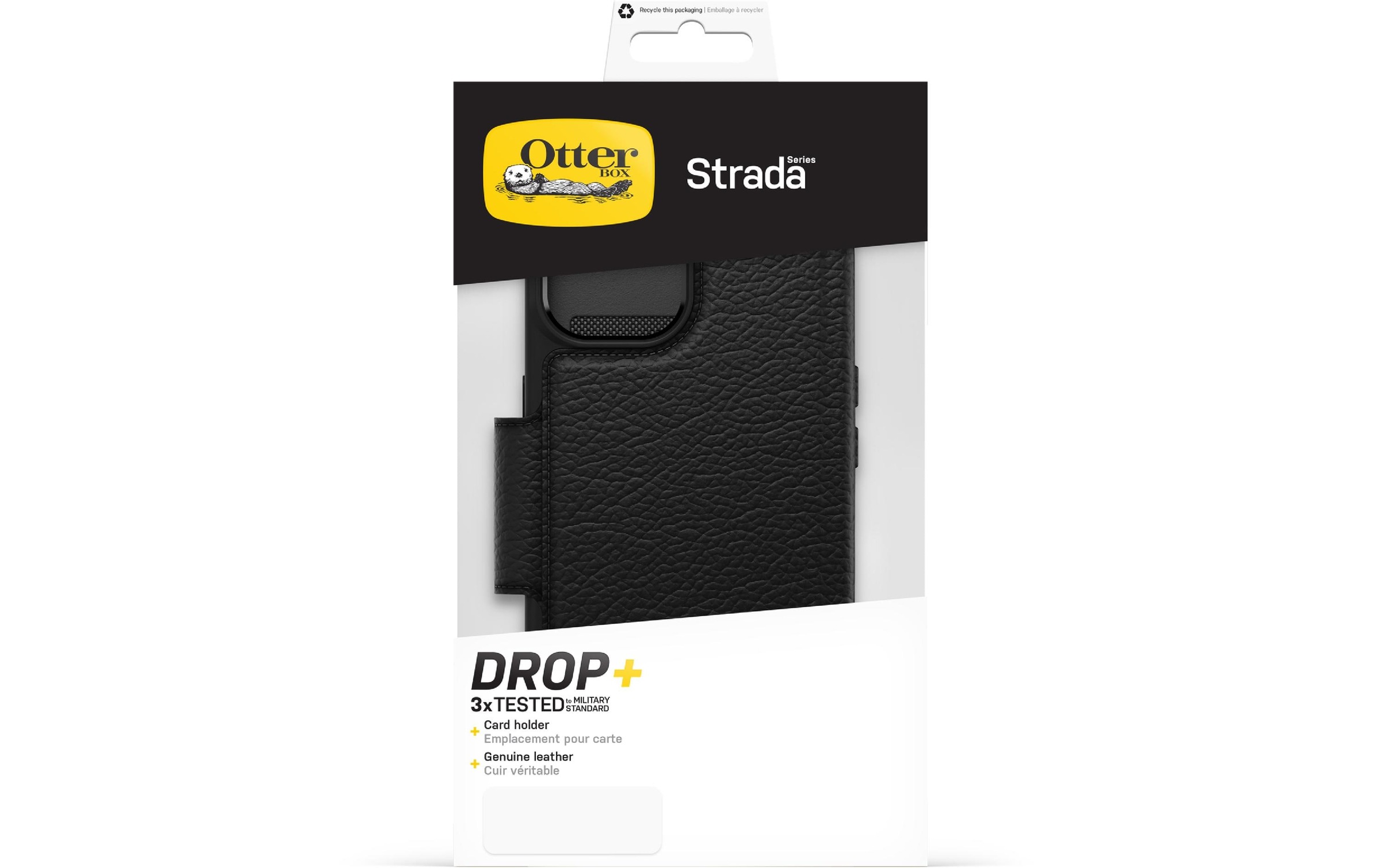 Otterbox Handyhülle »Strada iPhone 14 Schwarz«