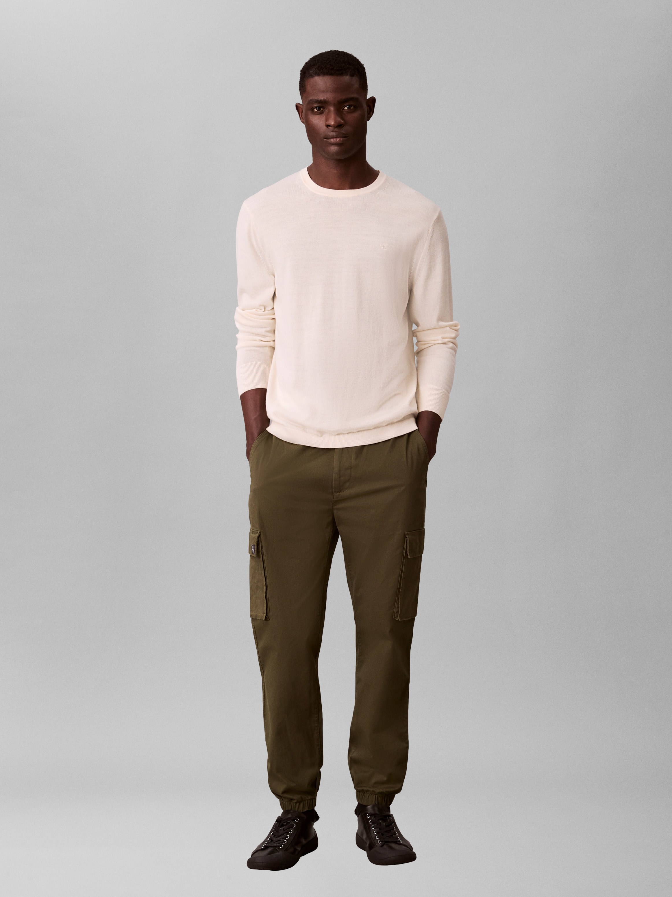 Calvin Klein Jeans Pantalon cargo  elastischer Bund, Skinny fit, Cargotaschen