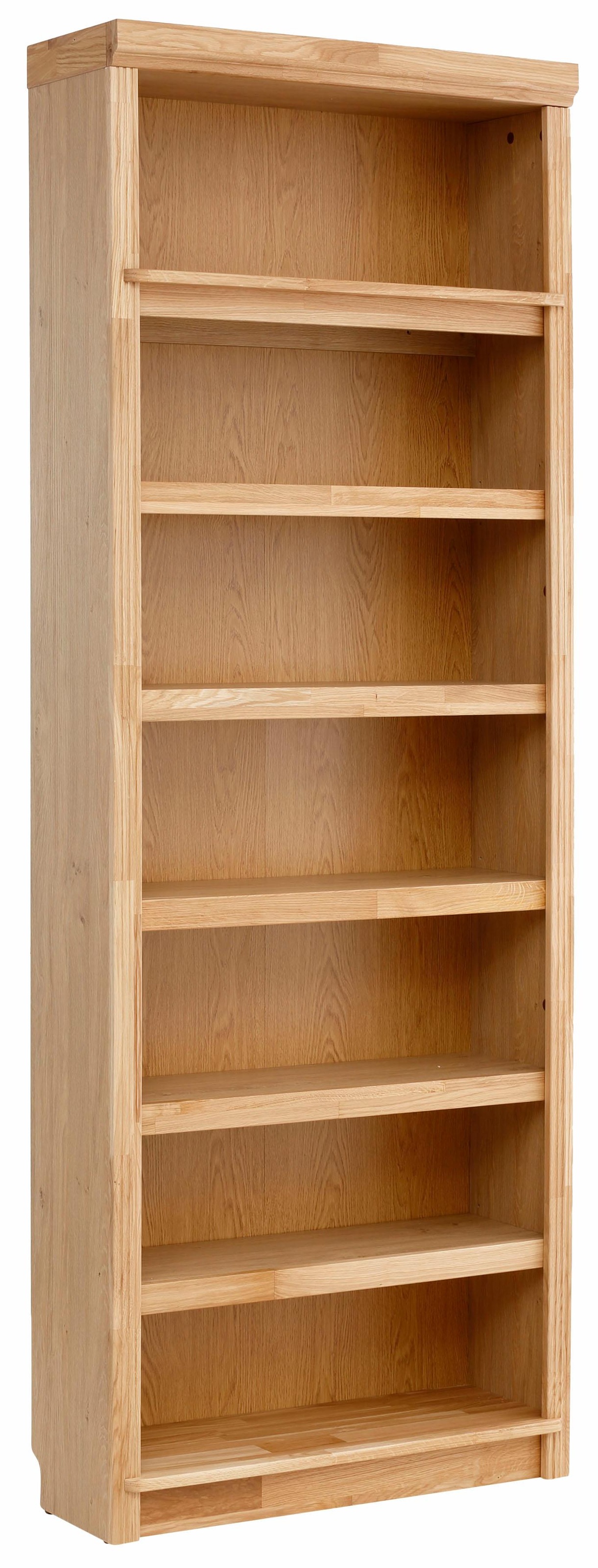 Image of GOODproduct Bücherregal "Soeren mit Eiche-Elementen Regal B/T/H: 80/29/220/29 cm" teilmassive Eiche, FSC-zertifiziert
