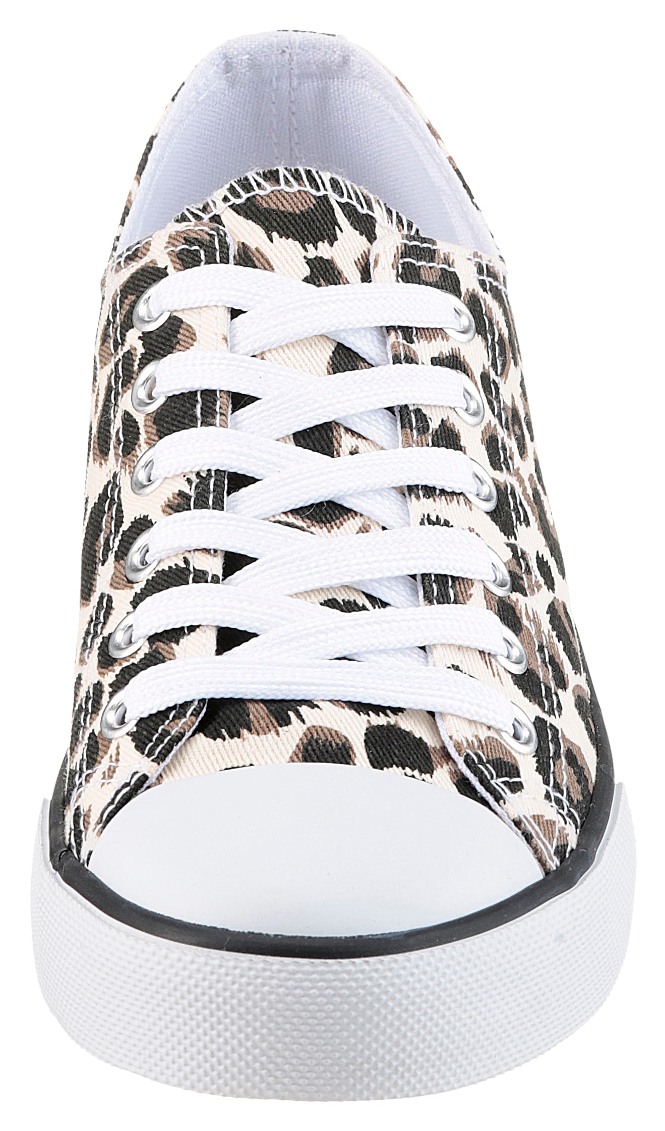 Aniston SHOES Sneakers  Freizeitschuh, Sneaker mit klassischen umlaufenden schwarzen Streifen