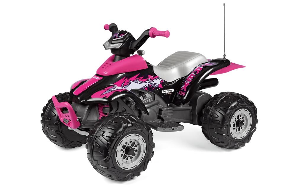 Image of Tretfahrzeug "PegPerego Quad Corral T-Rex 330W 12 V Pink"
