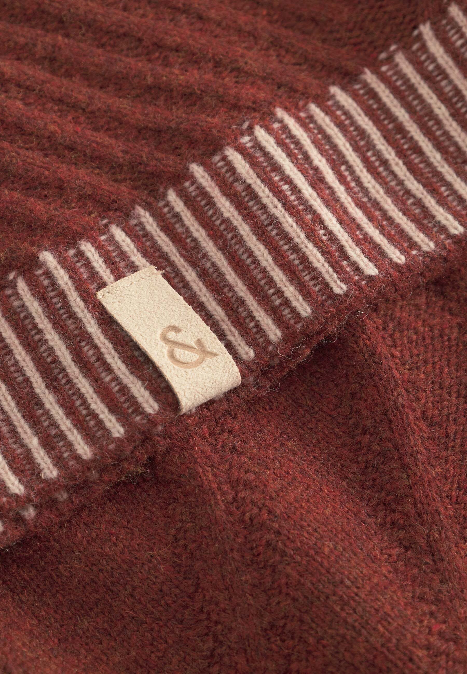 colours & sons Strickpullover »colours & sons Pullover Roundneck Ethno Structure«