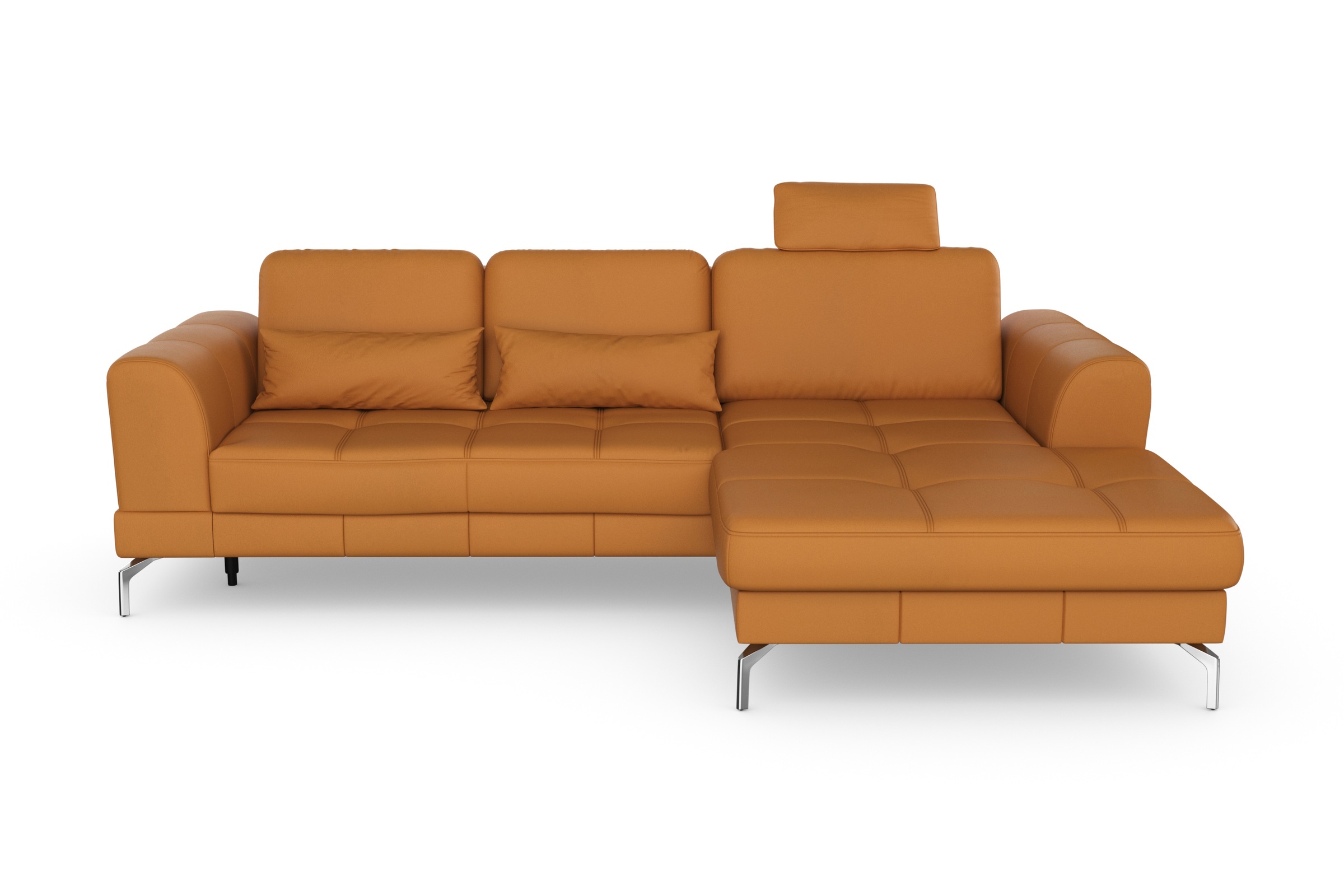 Image of sit&more Ecksofa "Bendigo L-Form" inklusive Sitztiefenverstellung, Bodenfreiheit 15 cm, 2 Fussfarben