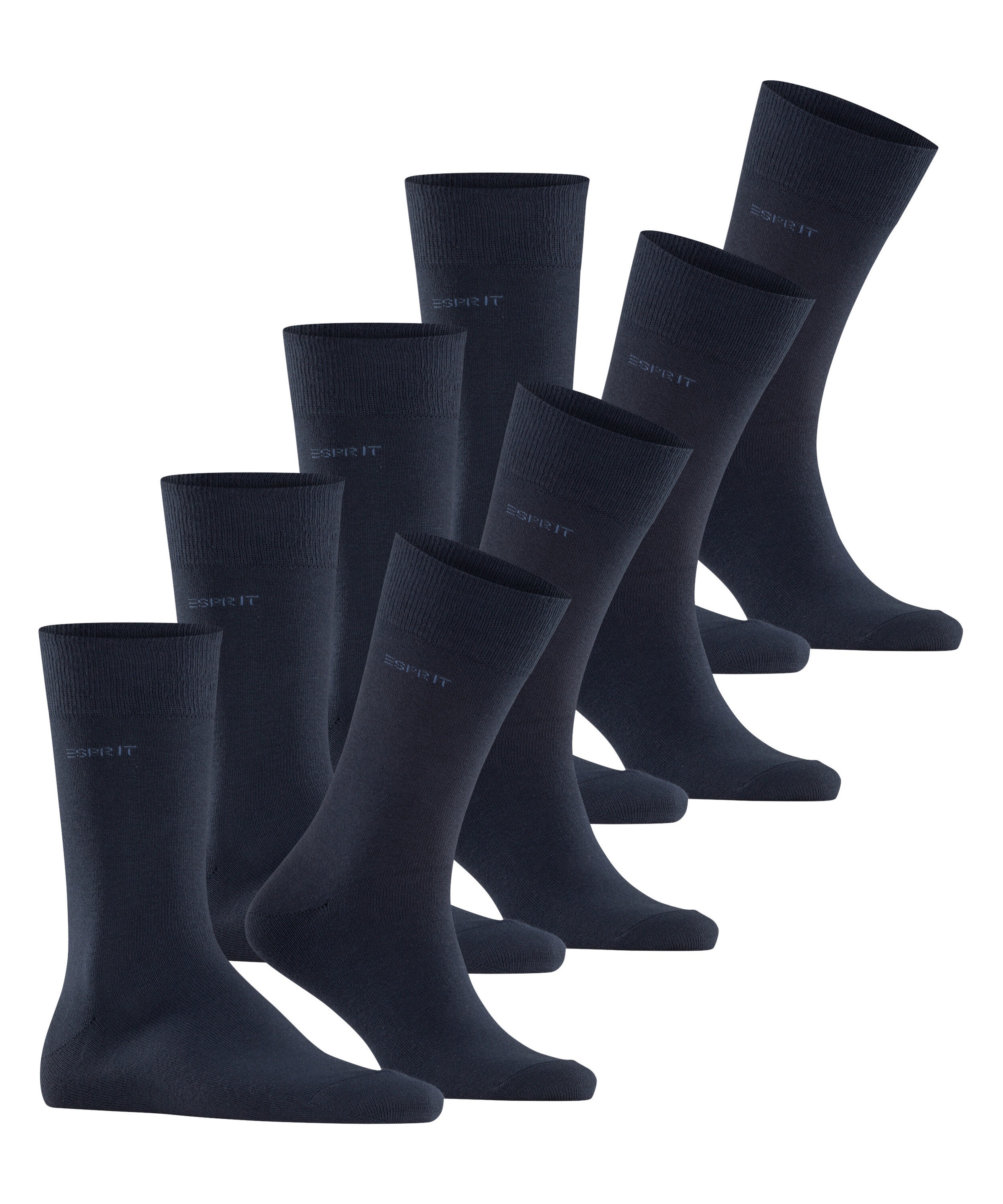 Esprit Chaussettes »Solid« Chaussettes unies, pack avantage basique, hauteur mollet